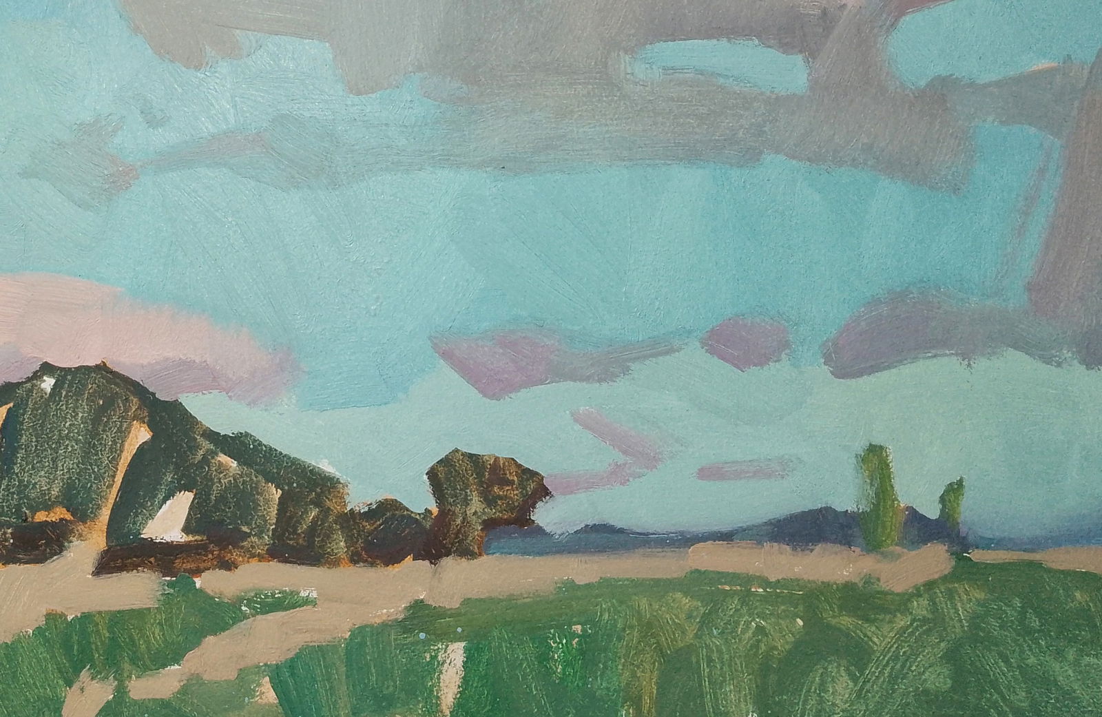 Oil painting Cloudy September Igor Tuzhikov - 2