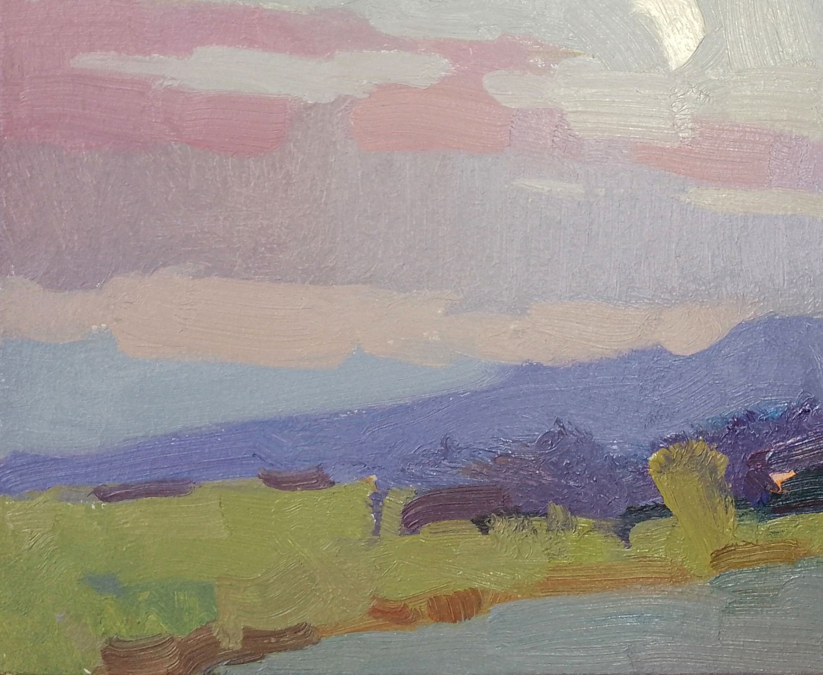 Oil painting Bright evening moon Igor Tuzhikov - 3