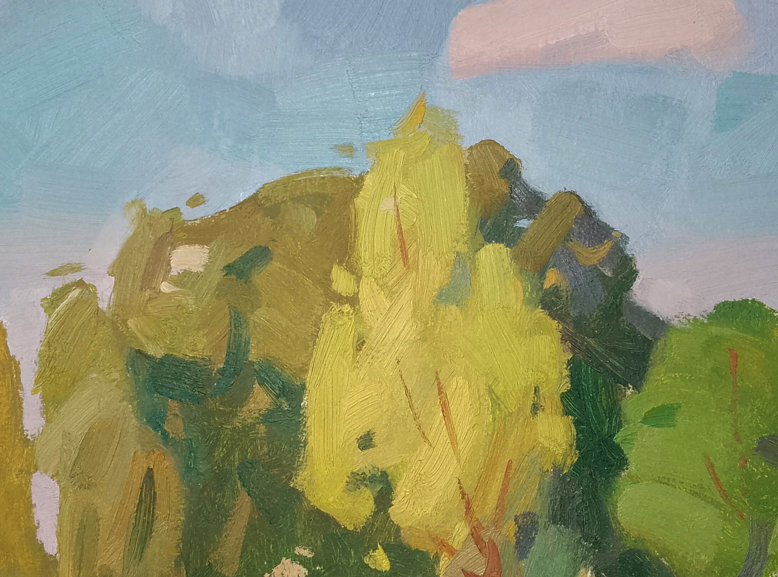 Oil painting Forest on summer meadows Igor Tuzhikov - 6