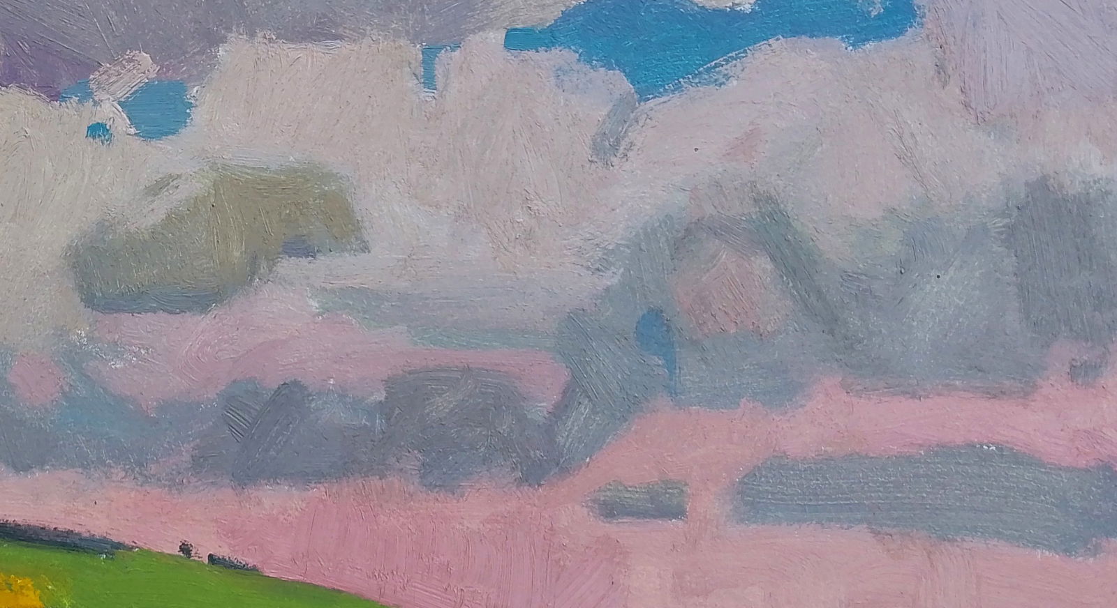 Oil painting Summer clouds Igor Tuzhikov - 2