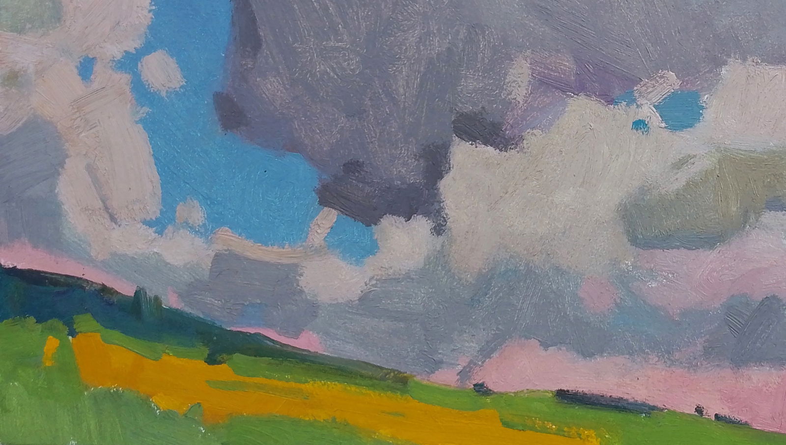 Oil painting Summer clouds Igor Tuzhikov - 3