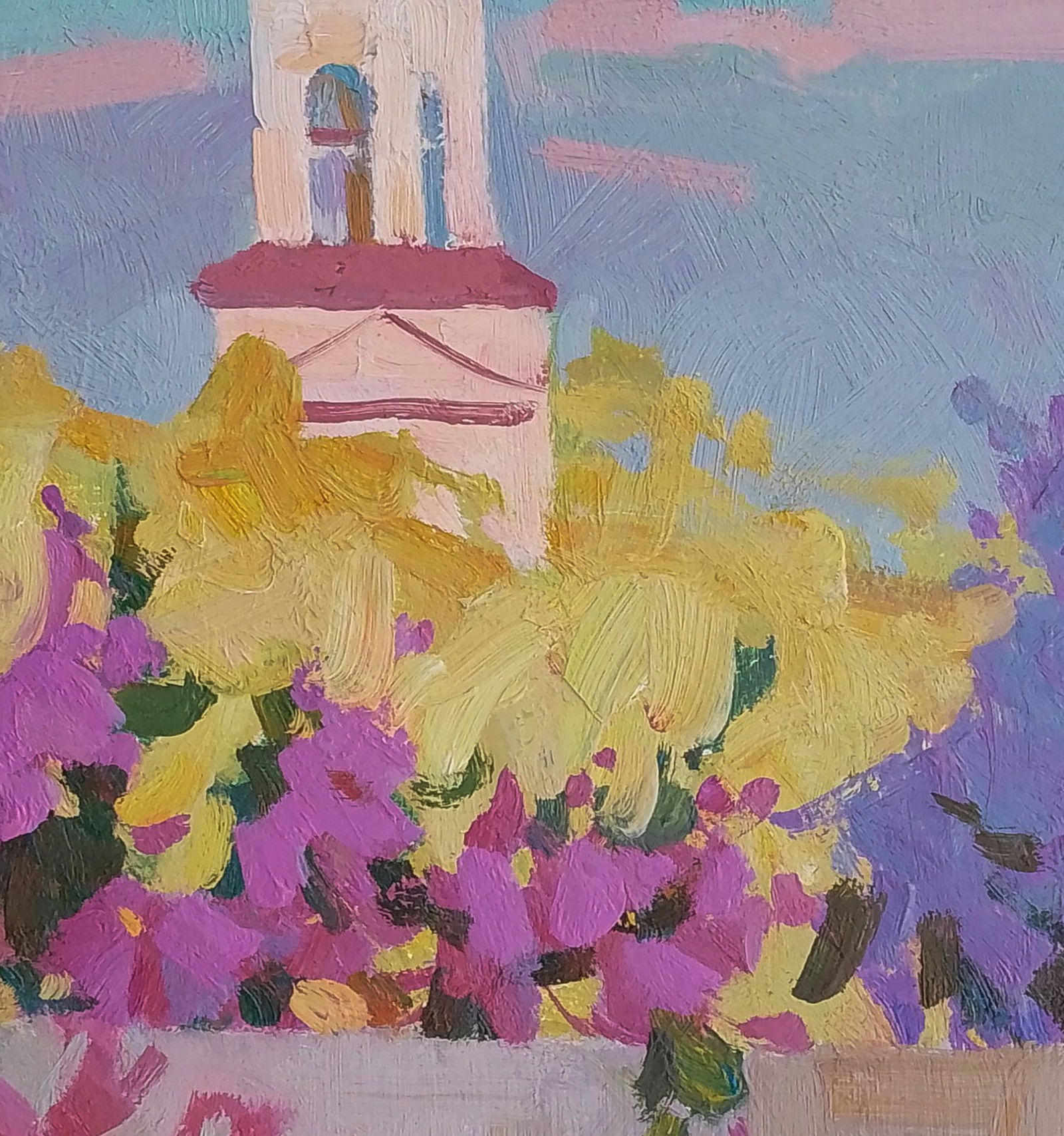Oil painting Evening church bells Igor Tuzhikov - 6
