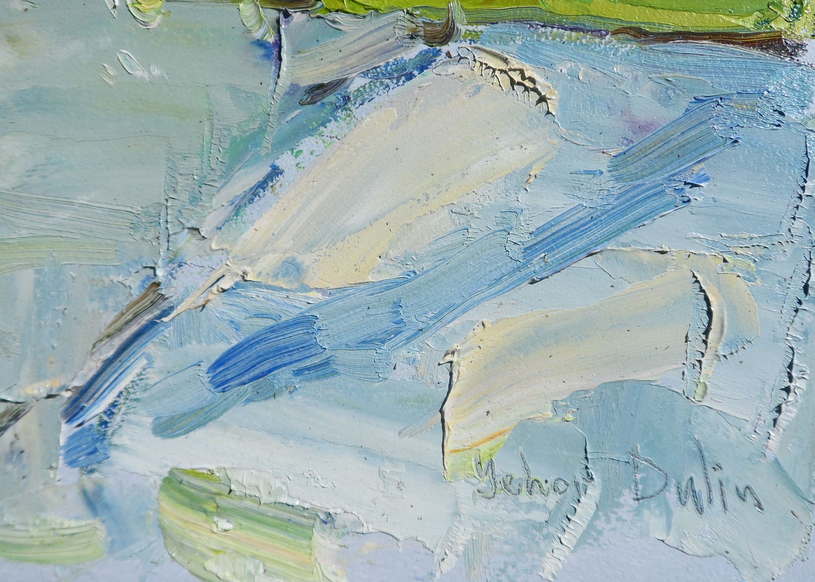 Oil painting Summer Flowers in Vase Yegor Dulin - 4