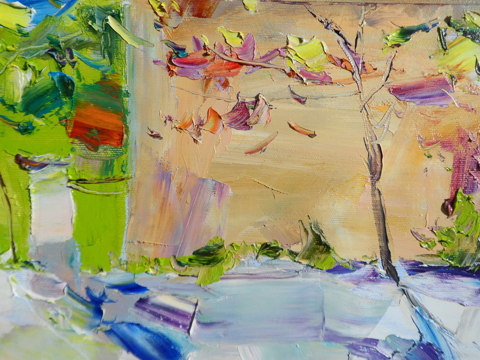 Oil painting Sunny Day in a Coastal City Yegor Dulin - 7