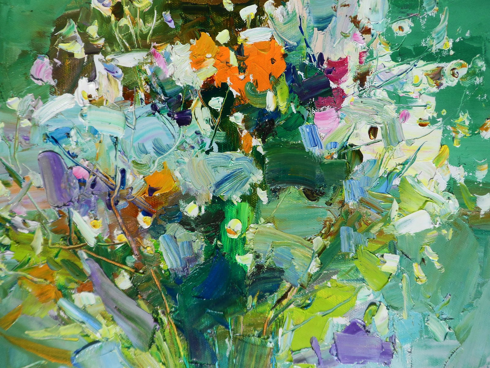 Oil painting Wildflowers in a Vase Yegor Dulin - 2