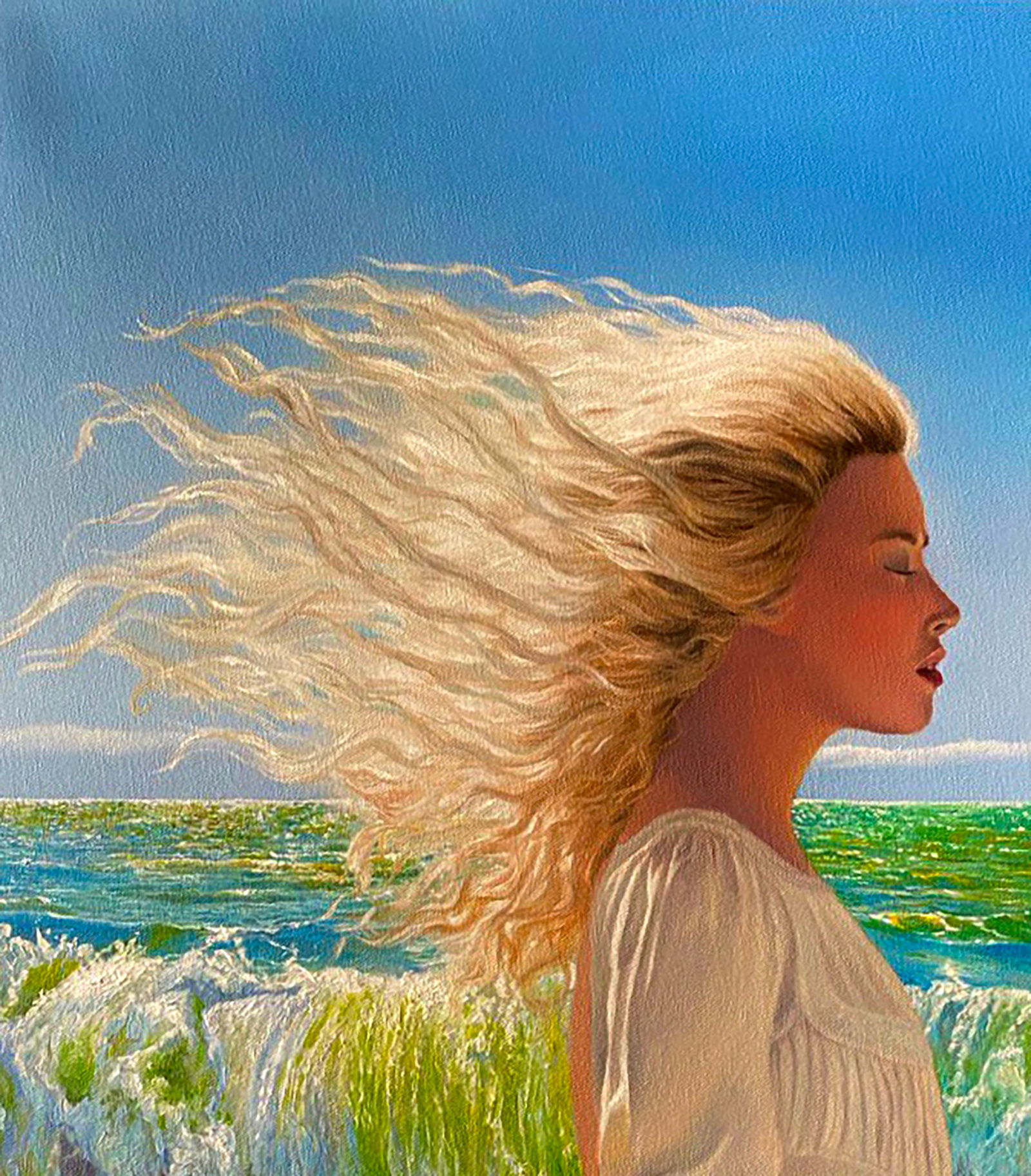 Oil painting Sea breeze Kateryna Bukuros - 2
