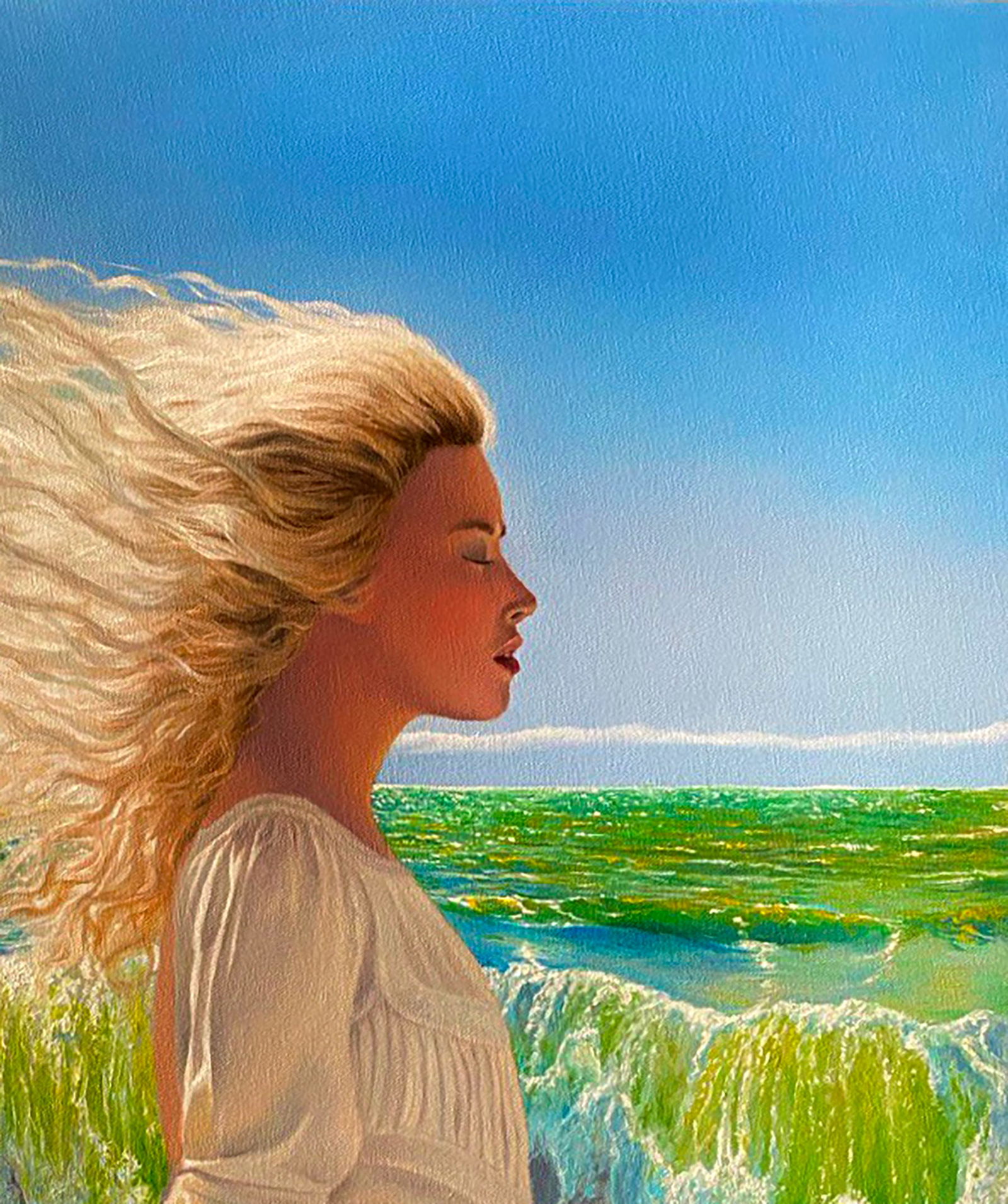 Oil painting Sea breeze Kateryna Bukuros - 3