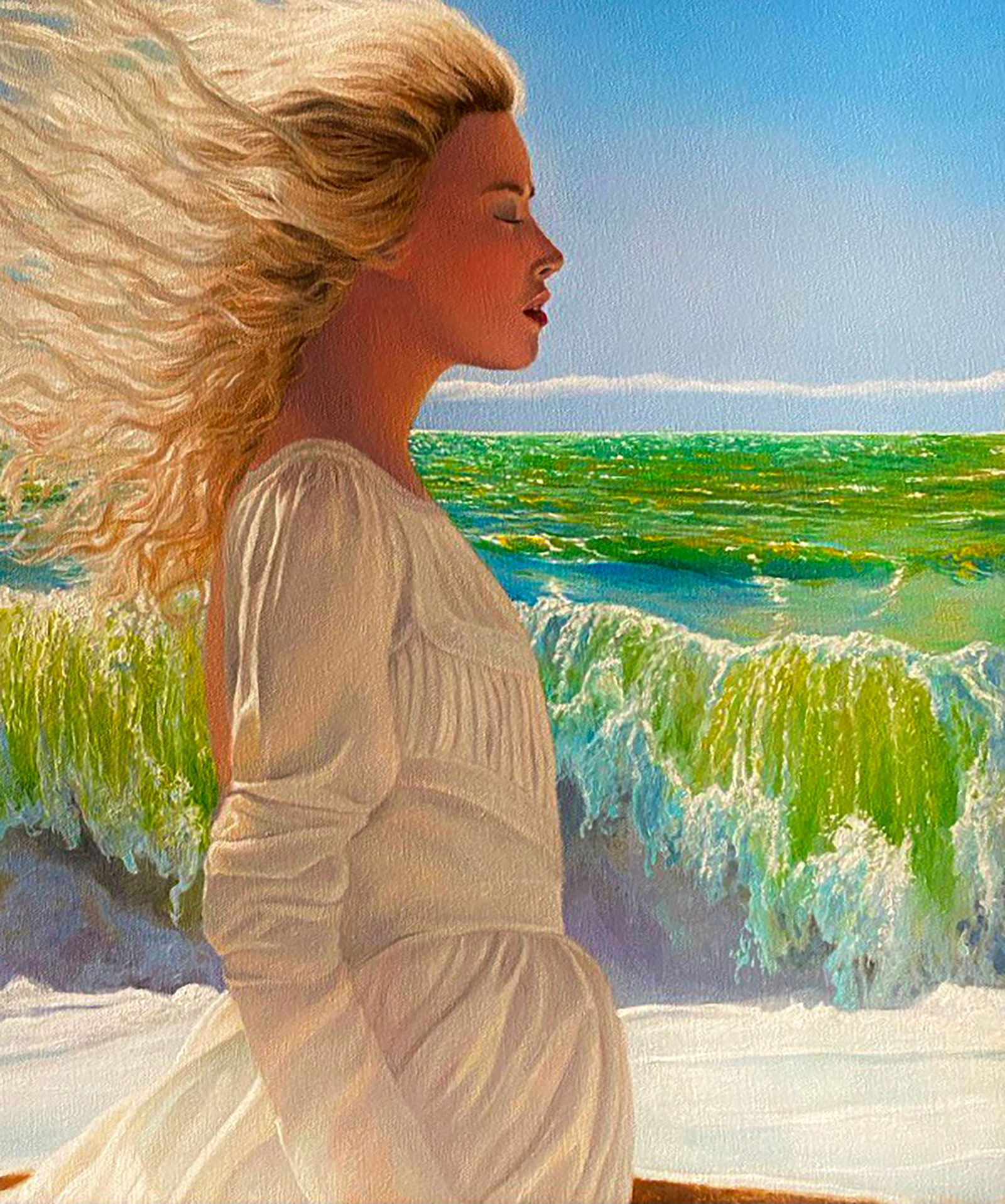 Oil painting Sea breeze Kateryna Bukuros - 5
