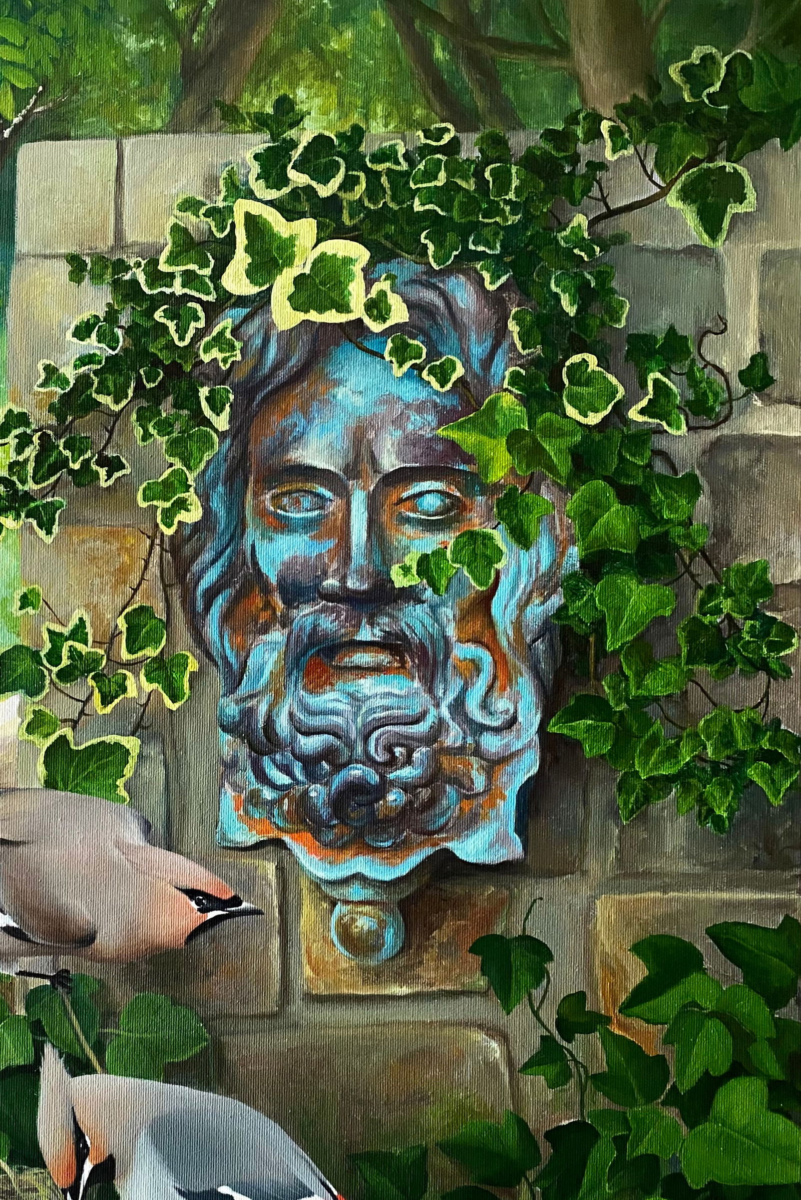 Oil painting Ancient Garden Kateryna Bukuros - 3