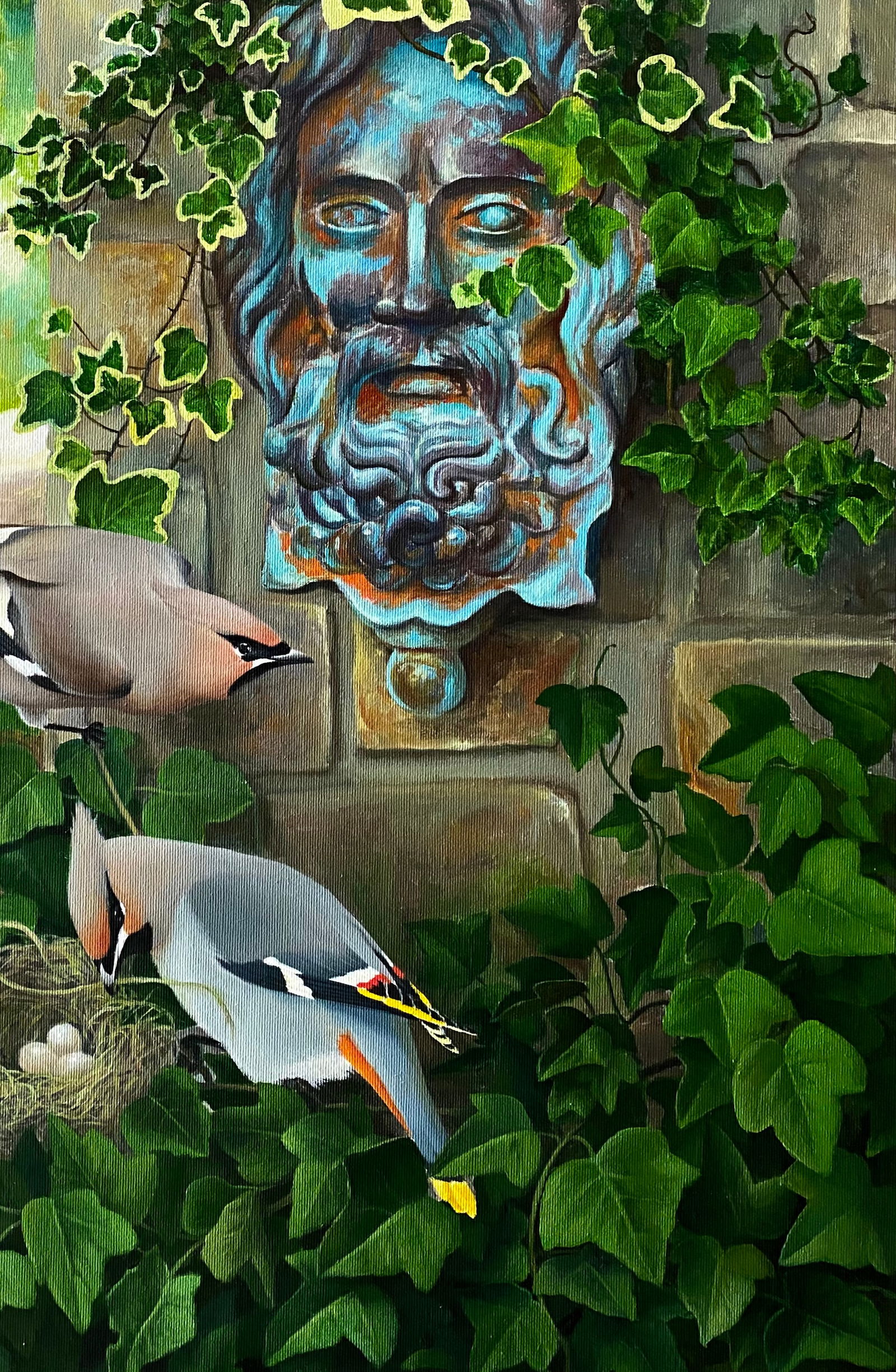 Oil painting Ancient Garden Kateryna Bukuros - 5