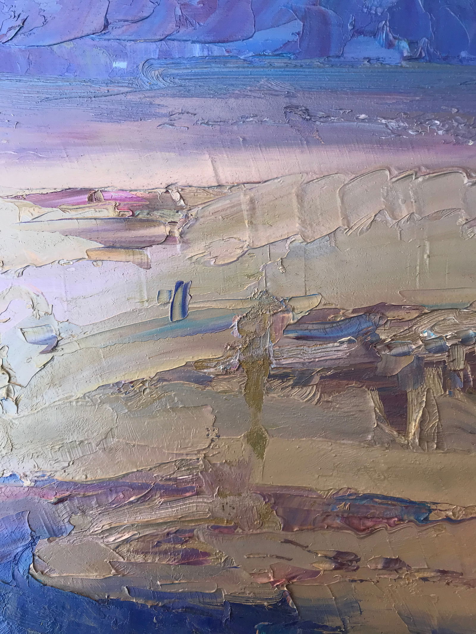 Abstract Oil painting big migration Onyshchenko - 5