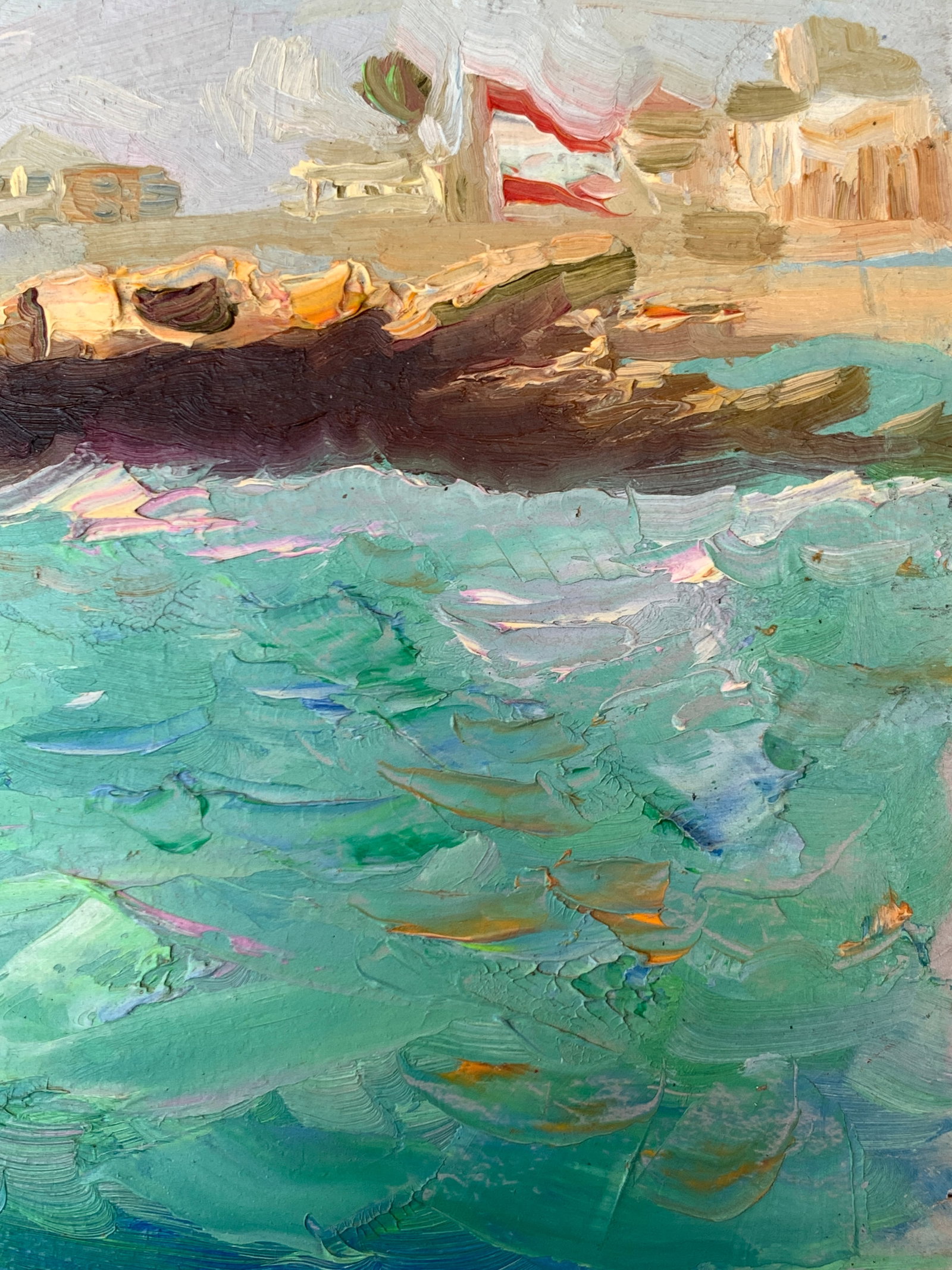 Oil painting Mediterranean coast Onyshchenko - 10