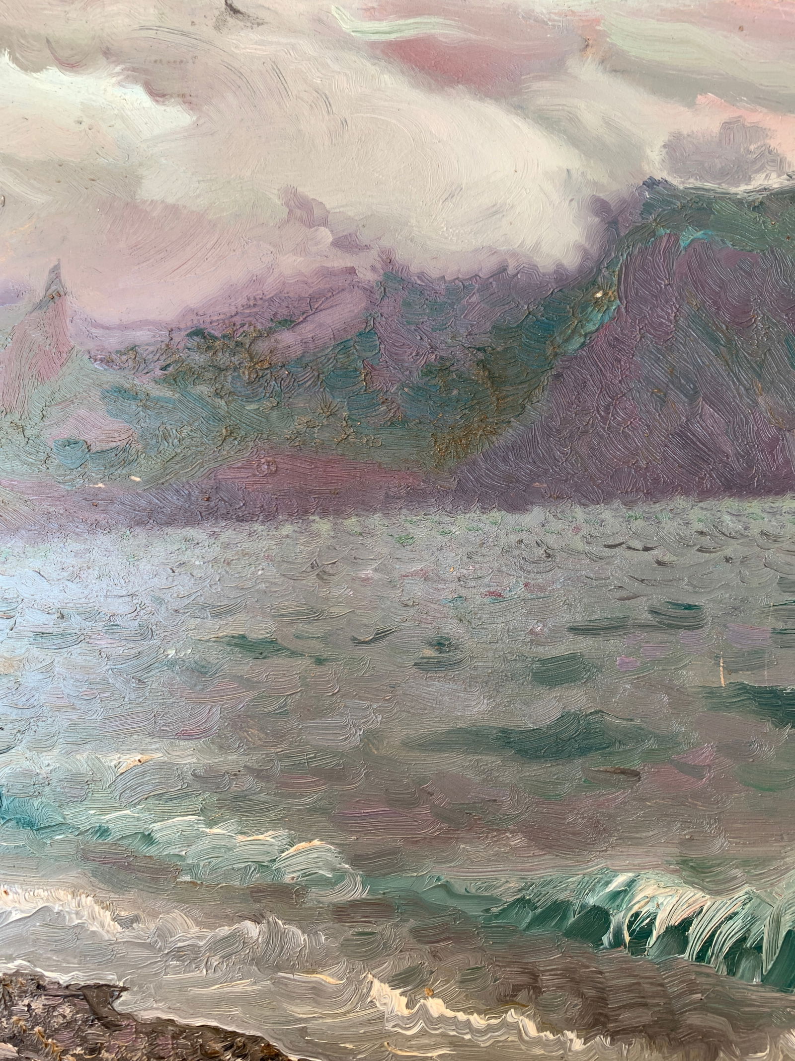 Oil painting Sea surf Onyshchenko - 7