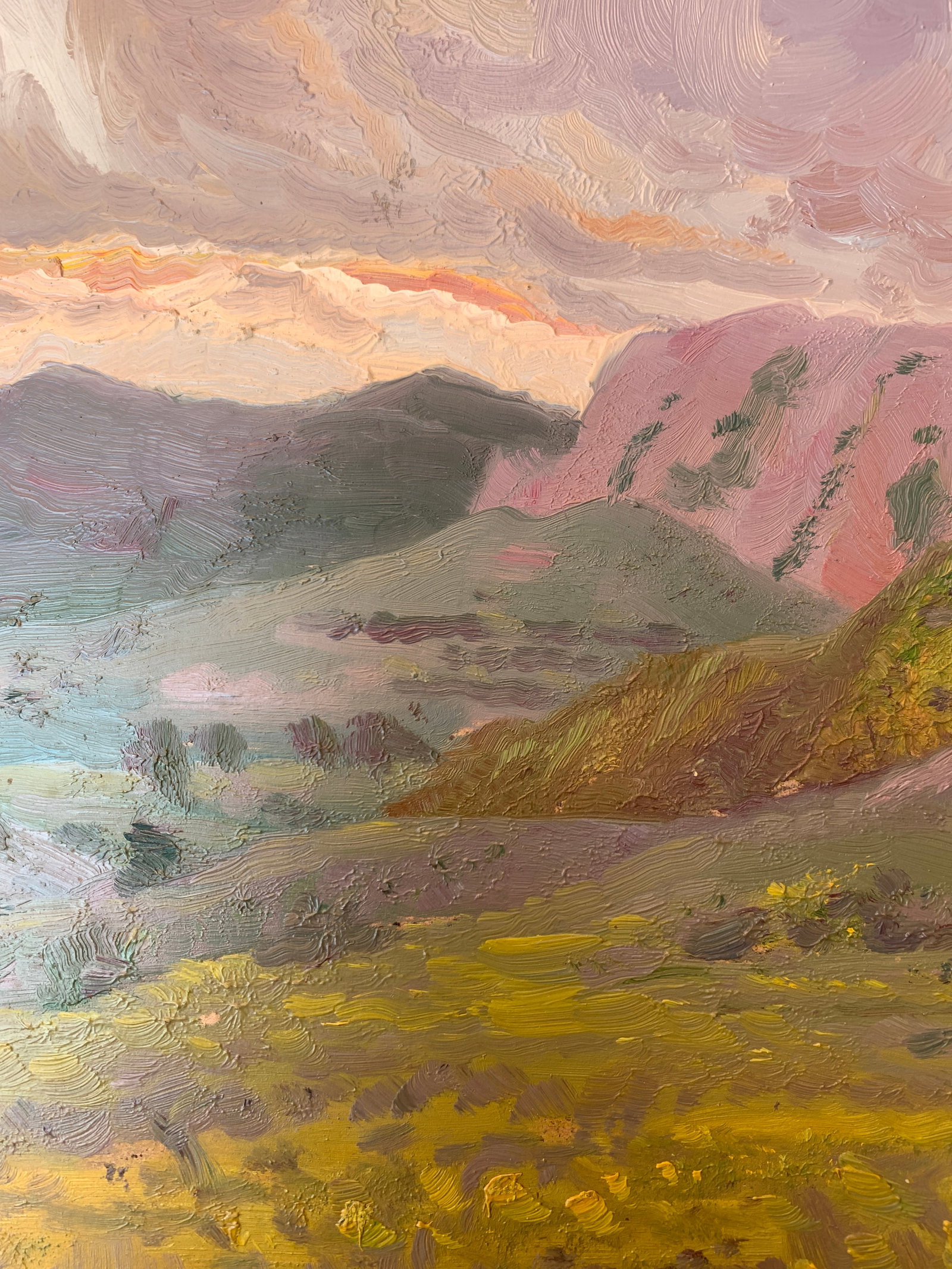 Oil painting Mountain landscape Onyshchenko - 3