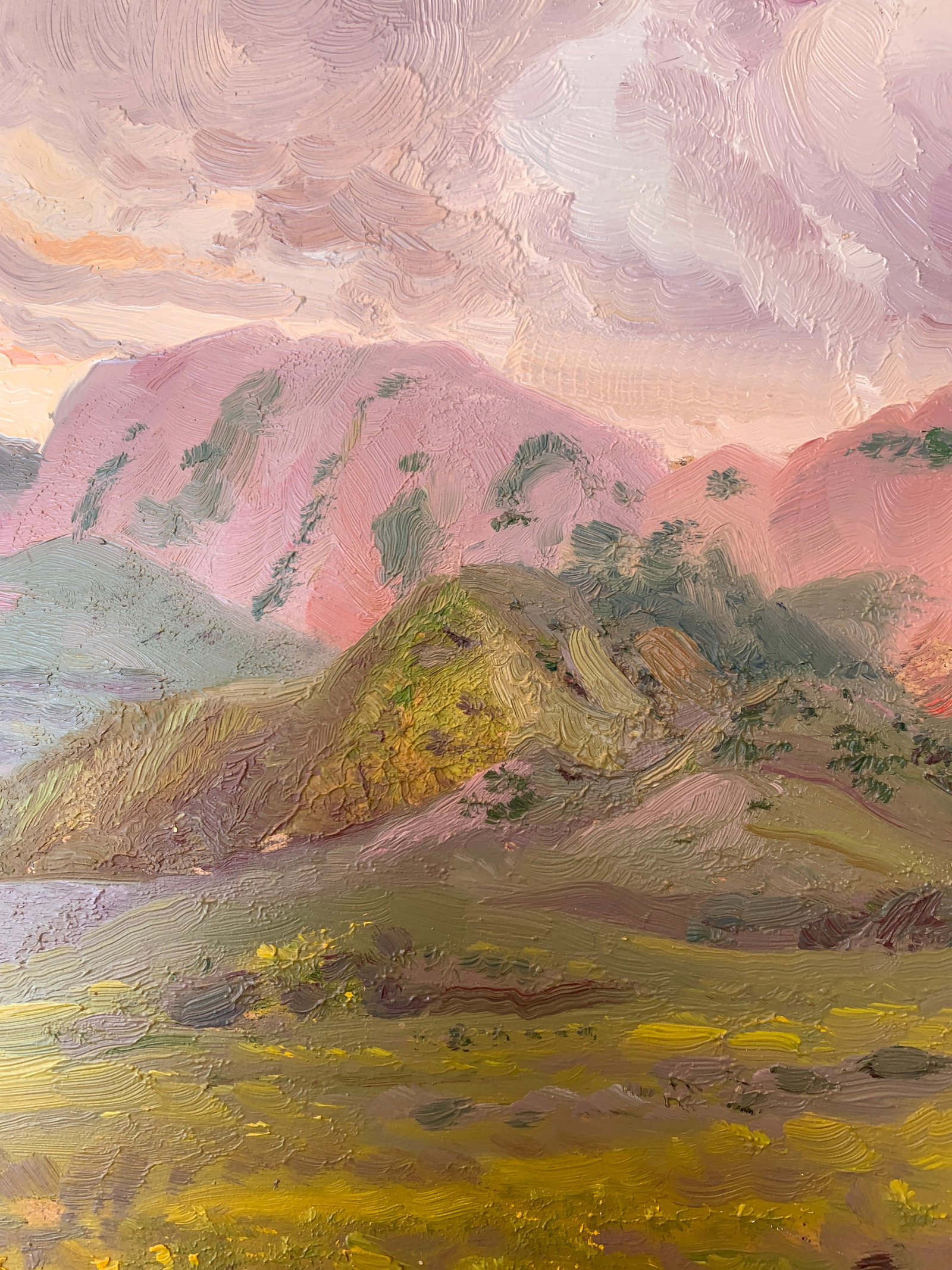 Oil painting Mountain landscape Onyshchenko - 5