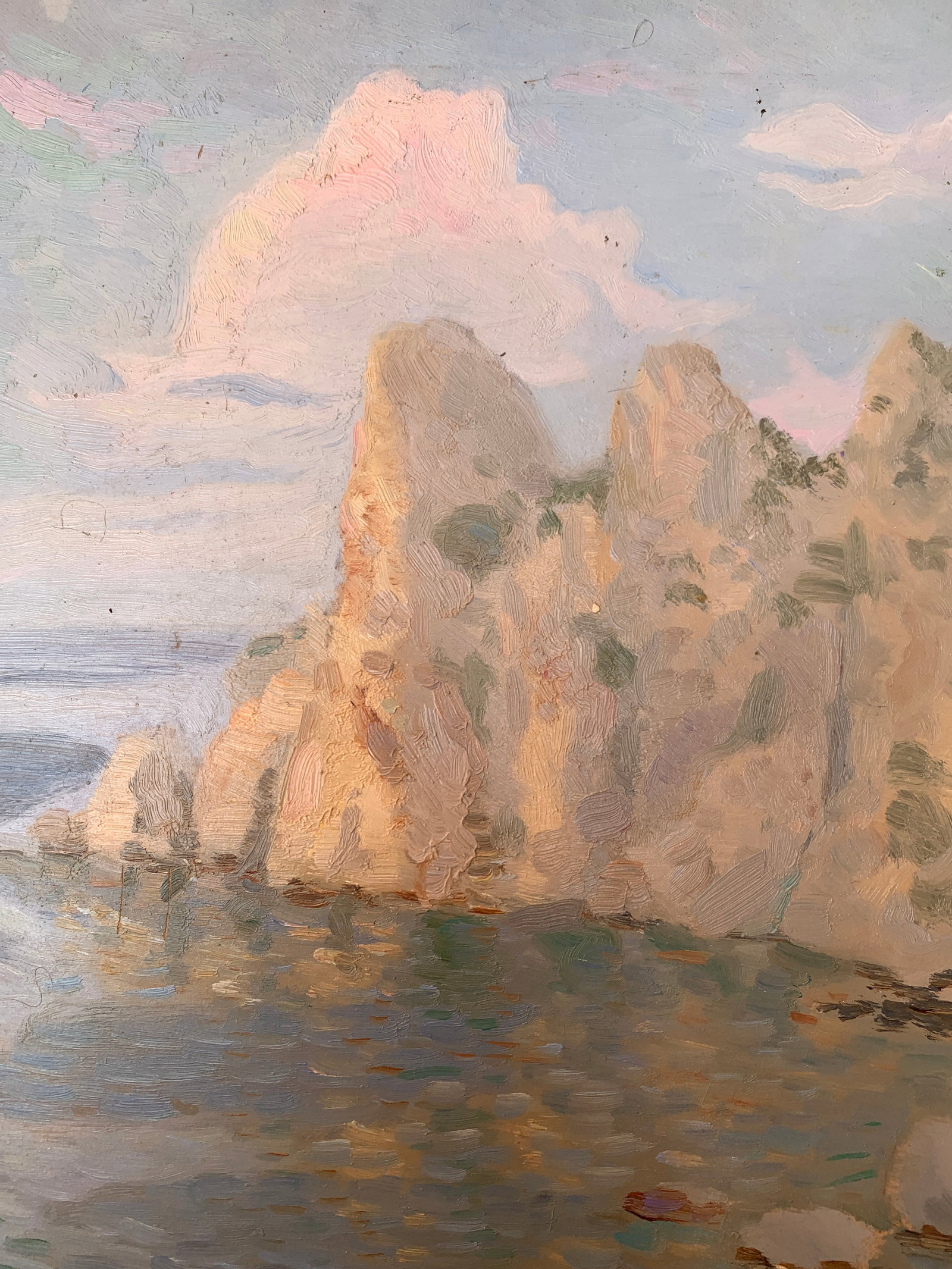 Oil painting Rocks in the morning Onyshchenko - 3