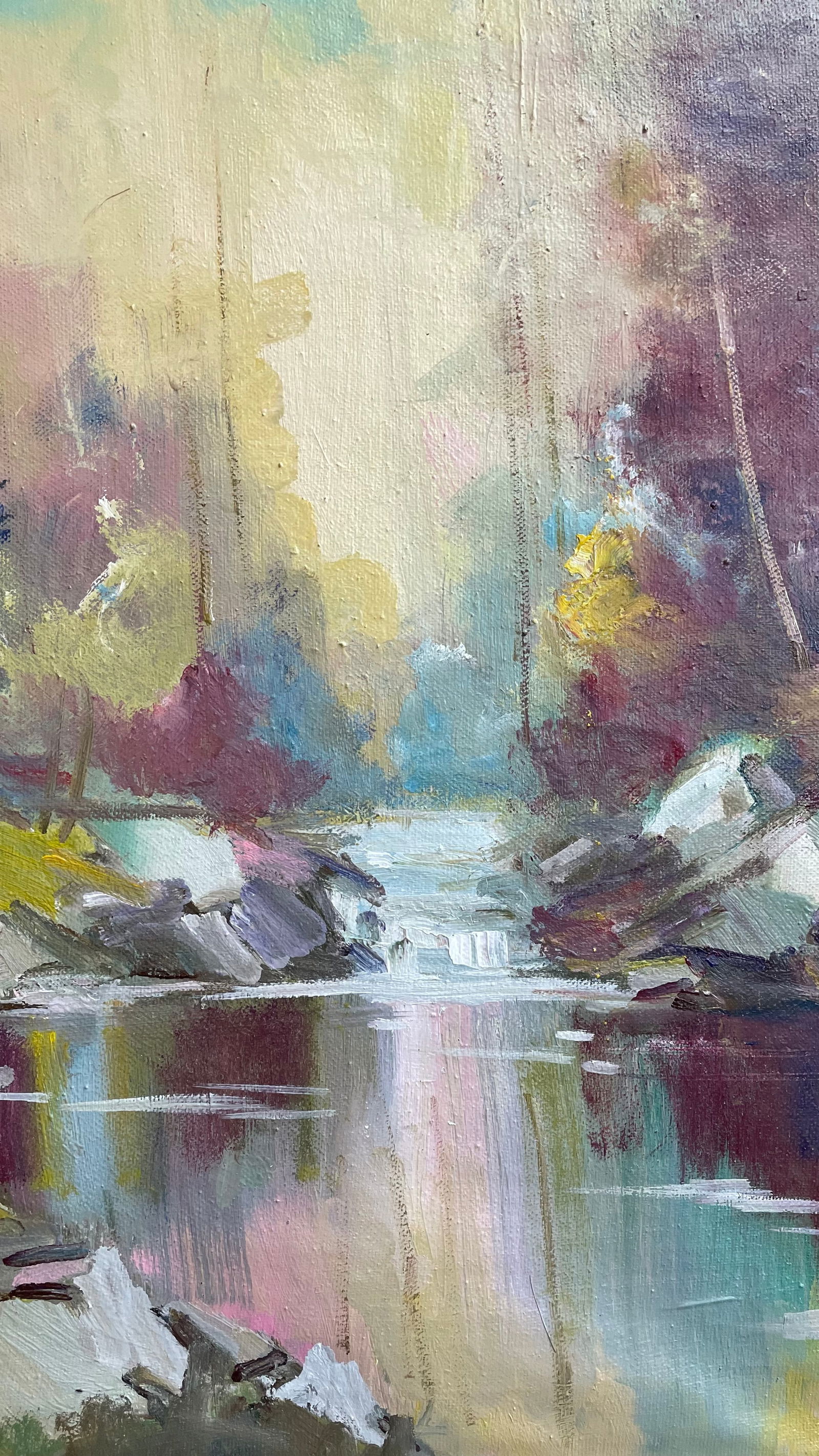 Oil painting River Ivan Romanyuk - 2