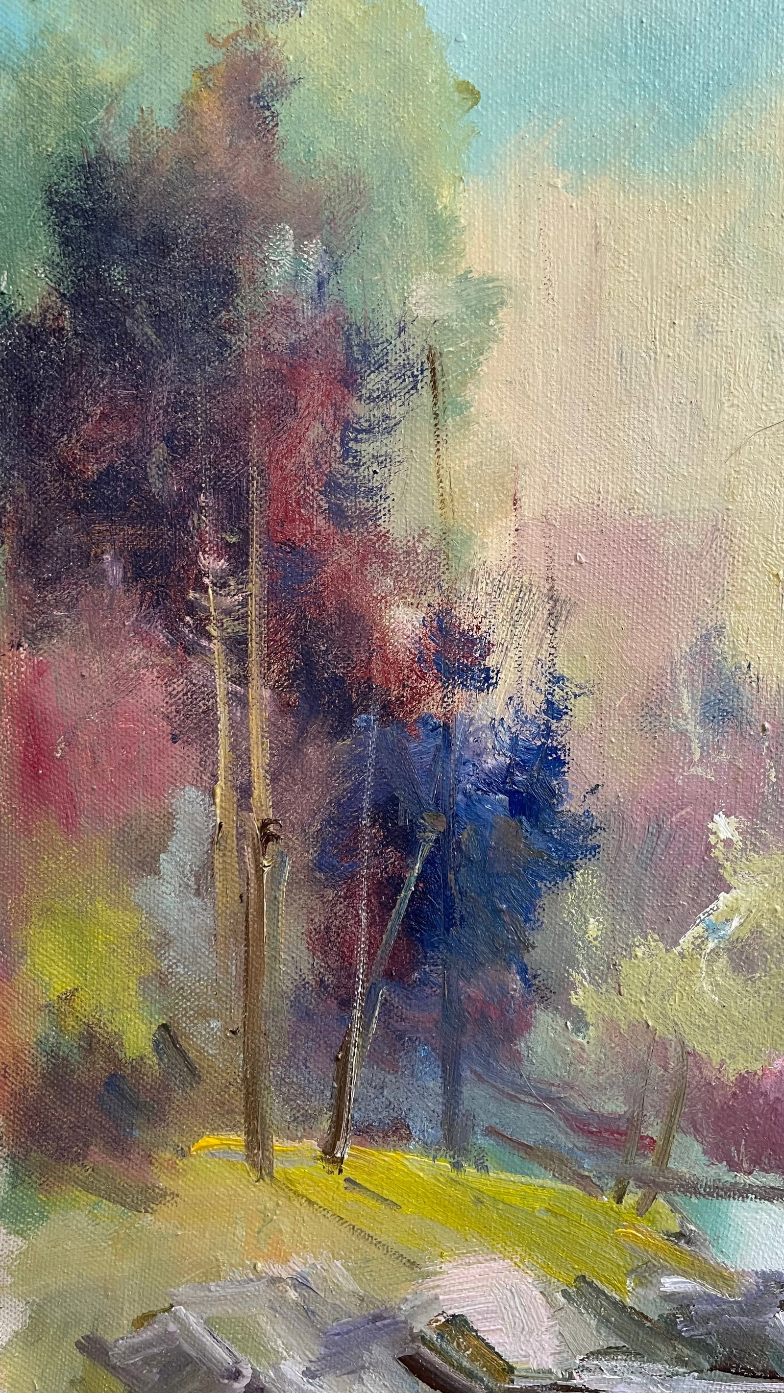 Oil painting River Ivan Romanyuk - 3