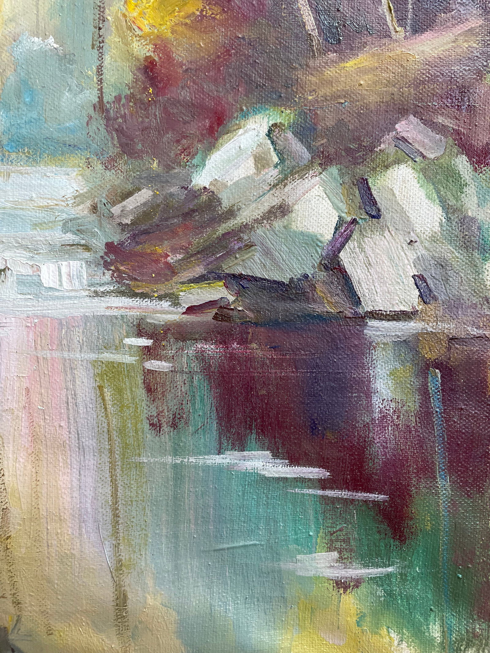 Oil painting River Ivan Romanyuk - 6