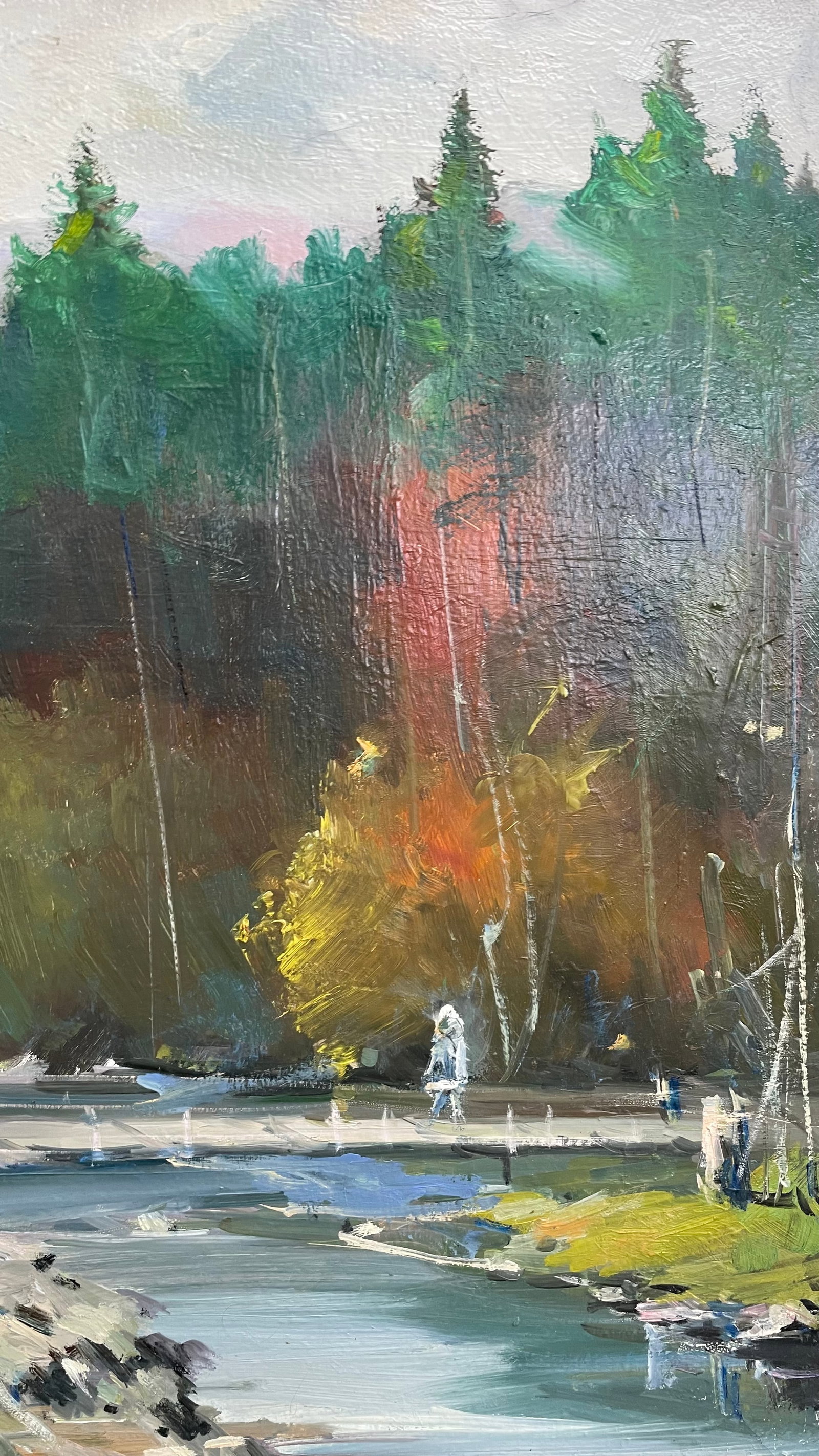 Oil painting Bridge Ivan Romanyuk - 5