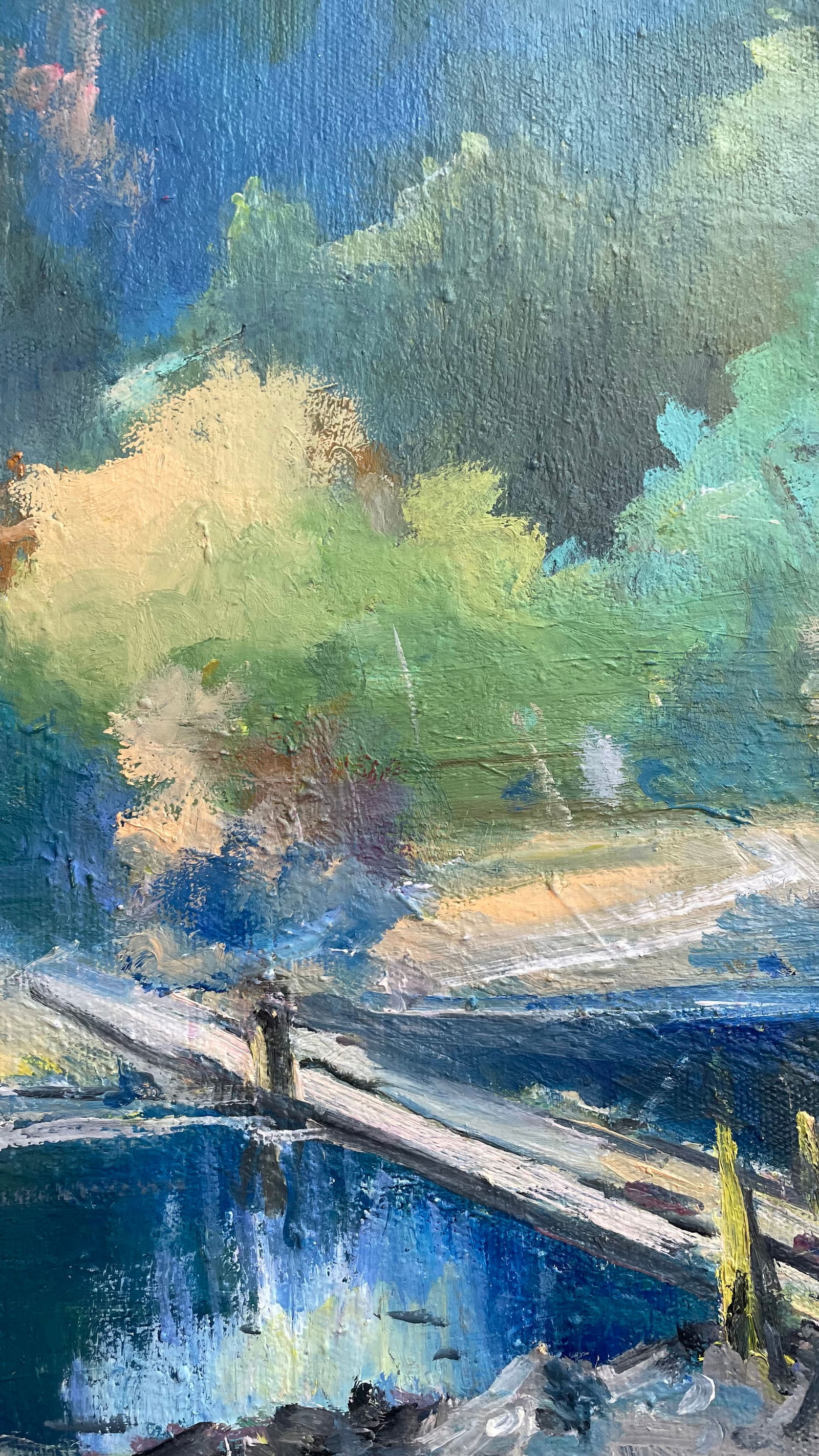 Oil painting It's raining Ivan Romanyuk - 2