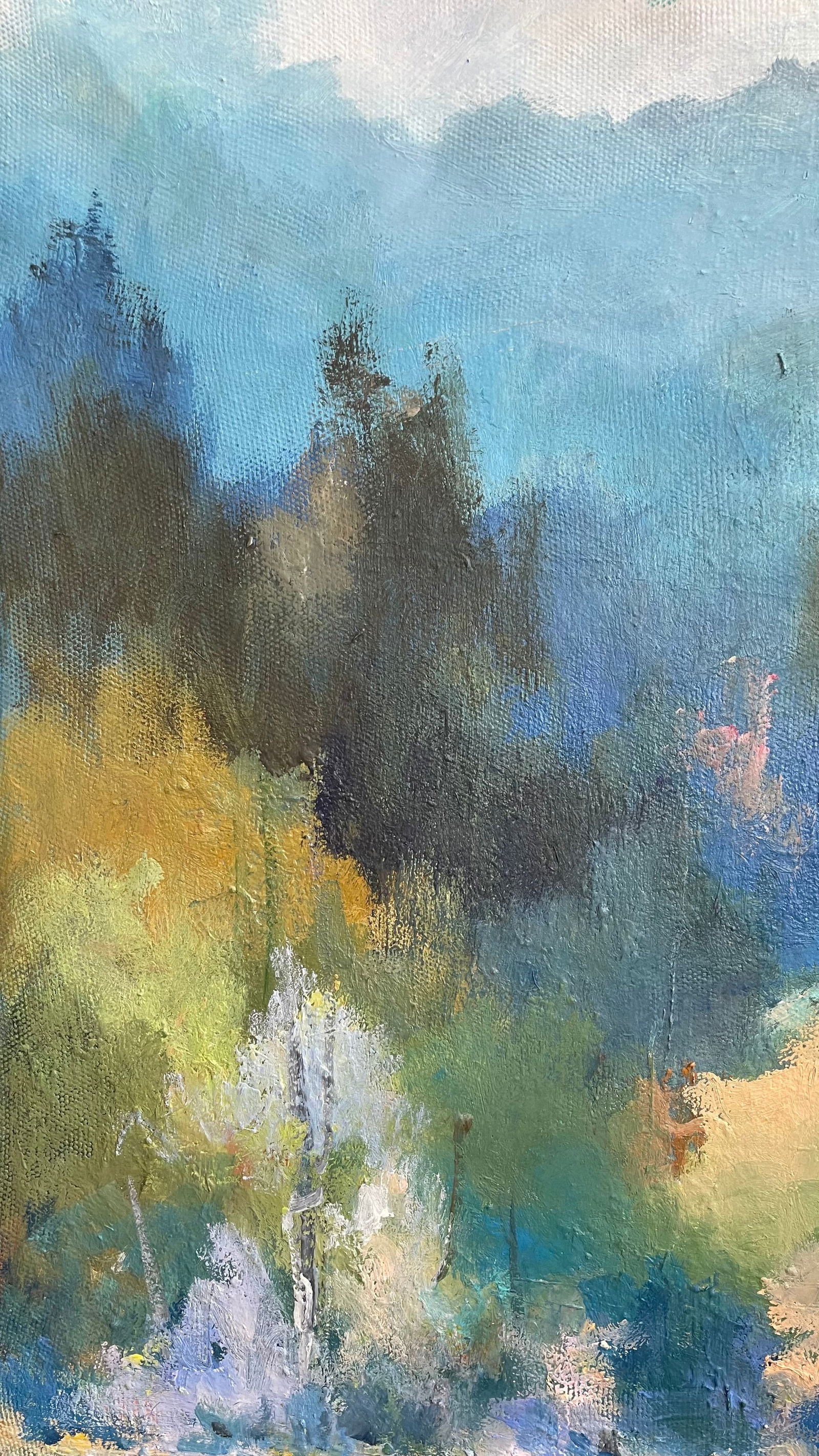 Oil painting It's raining Ivan Romanyuk - 4