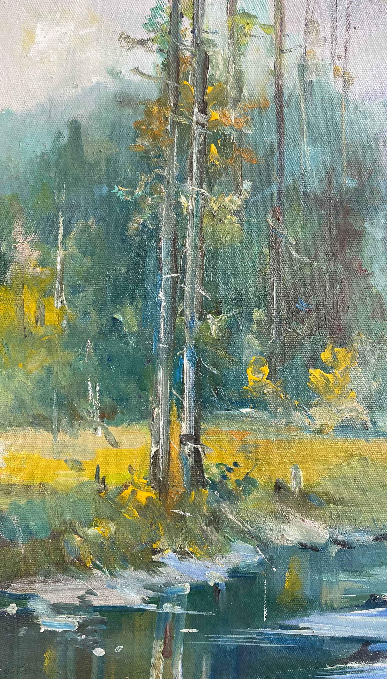 Oil painting Foggy Ivan Romanyuk - 2