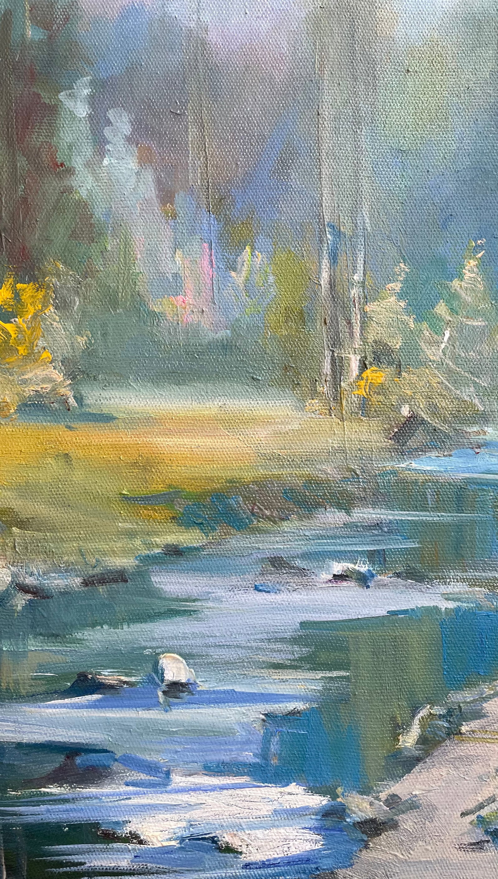 Oil painting Foggy Ivan Romanyuk - 3