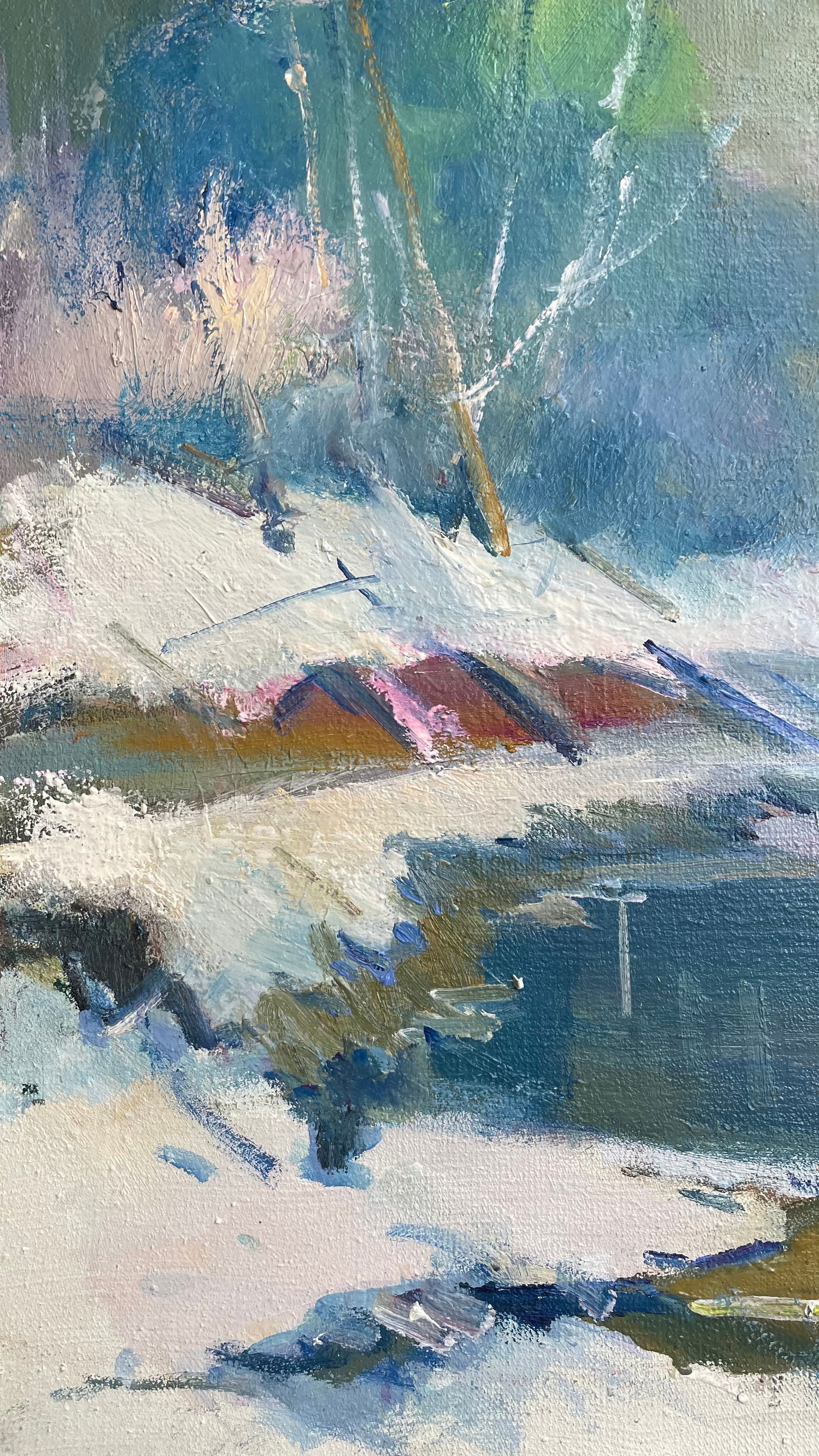 Oil painting Winter Ivan Romanyuk - 2