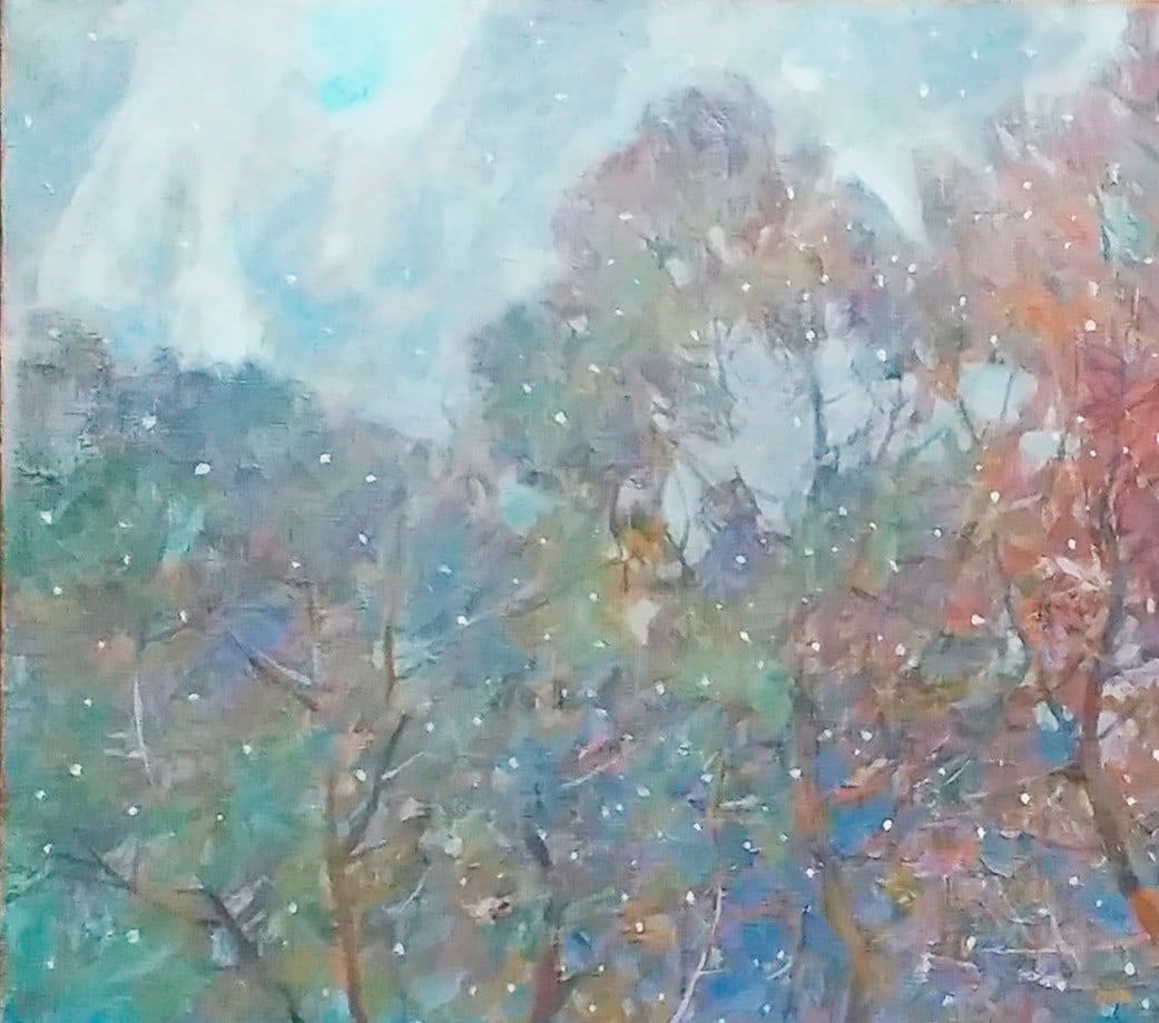 Oil painting Winter garden Serg Kovalenko - 3