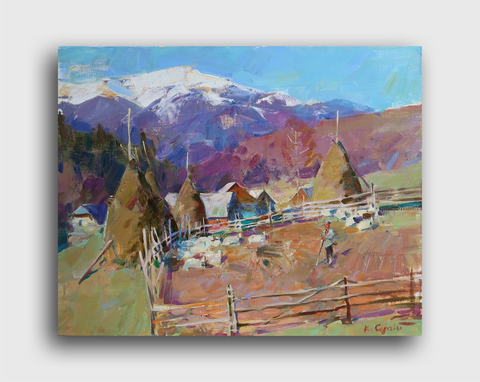 Oil painting Hayastucks Serg Kovalenko - 2