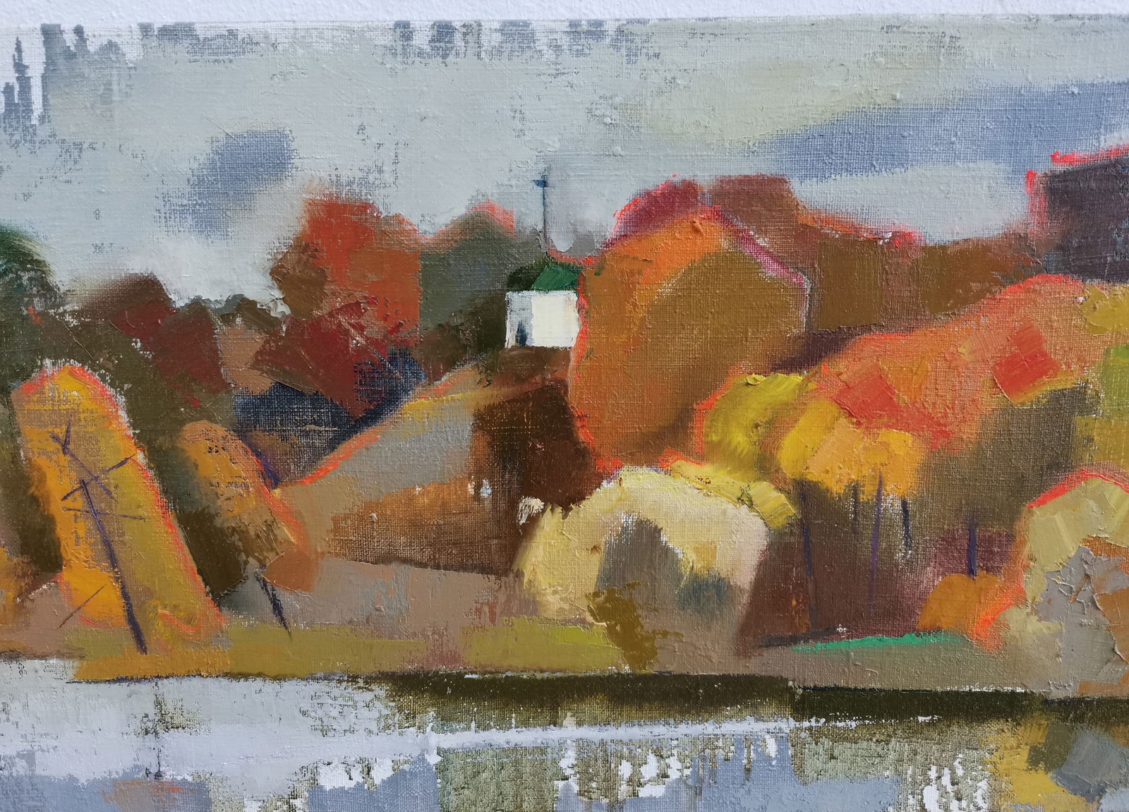 Abstract Oil painting Our land Oksana Kyrylenko - 4