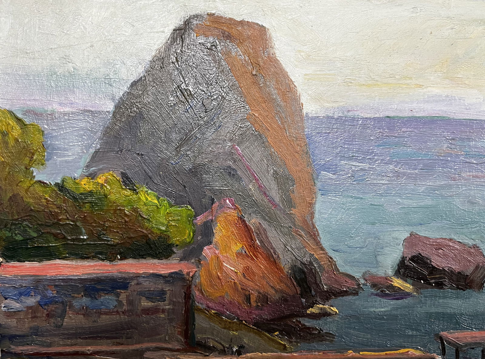 Oil painting On the seashore Krikhatsky - 2