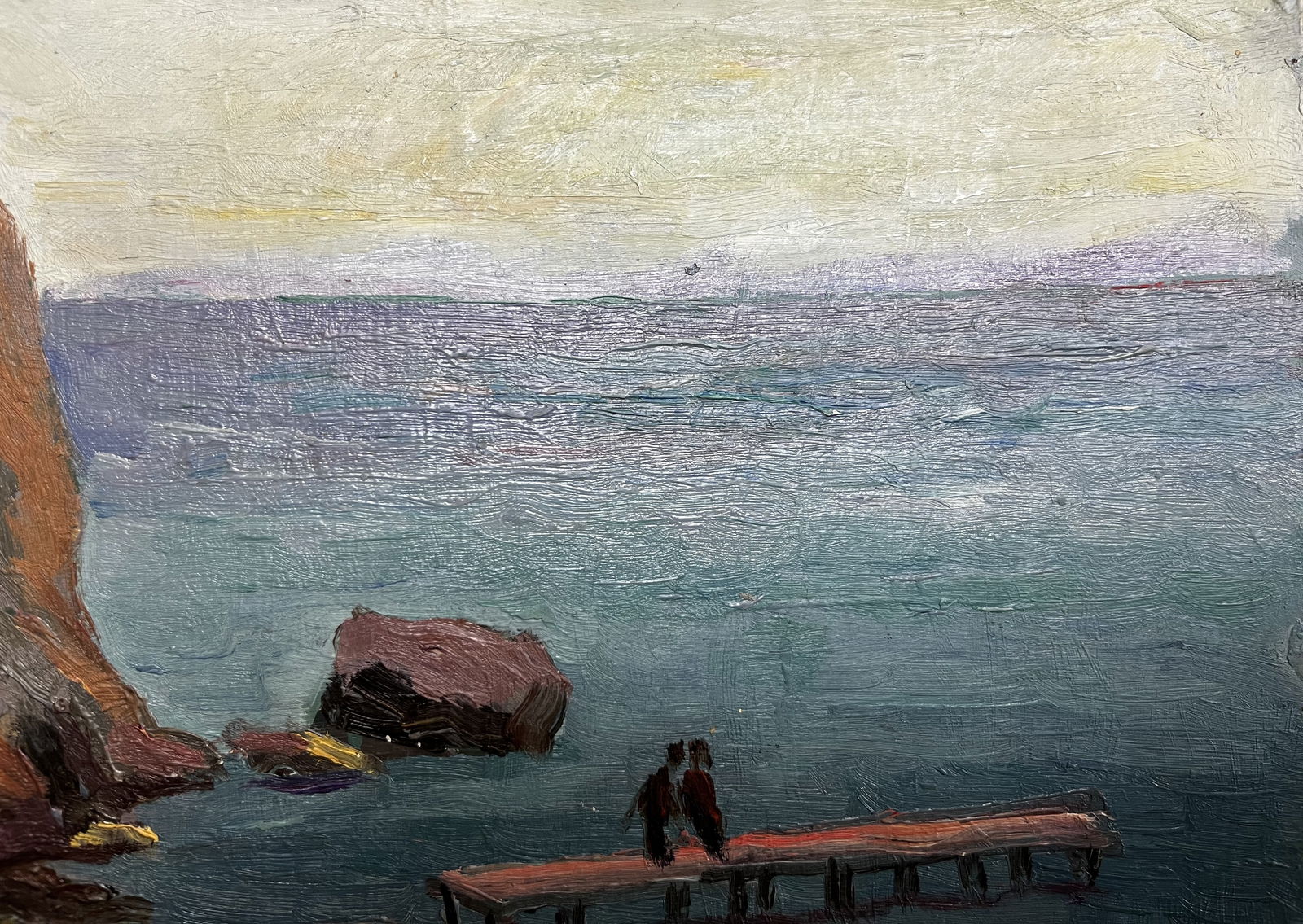 Oil painting On the seashore Krikhatsky - 3