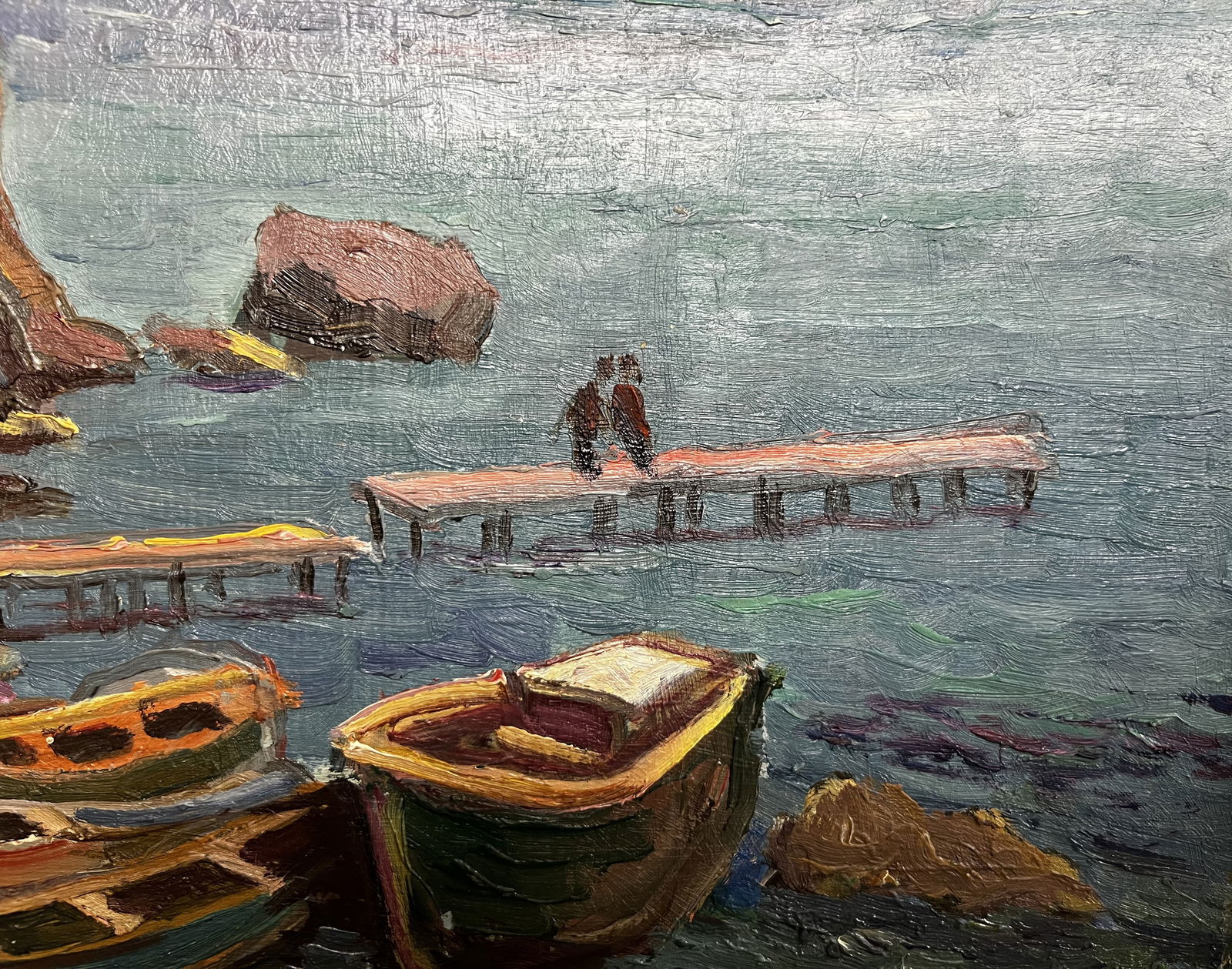 Oil painting On the seashore Krikhatsky - 4