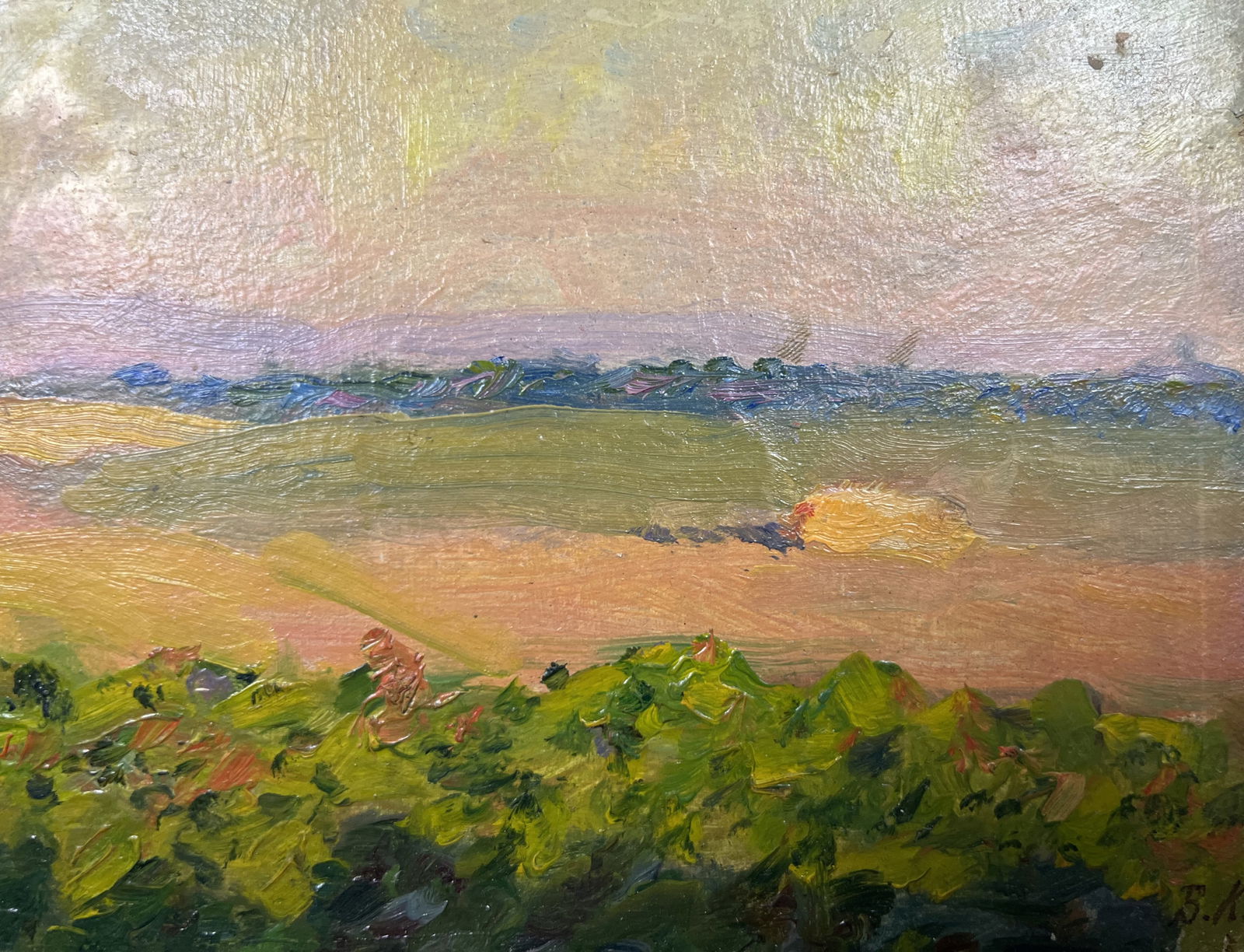 Oil painting Golden fields Krikhatsky - 5