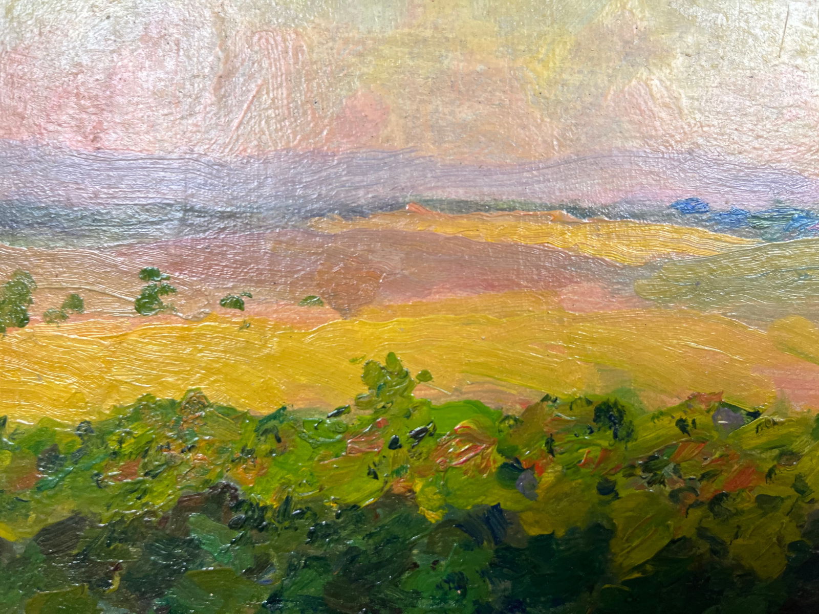 Oil painting Golden fields Krikhatsky - 6