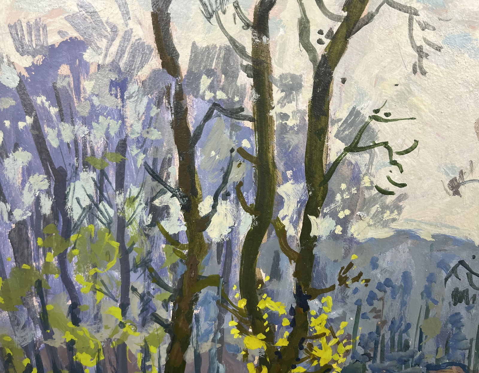 Oil painting Spring forest Kolosovsky G. - 2