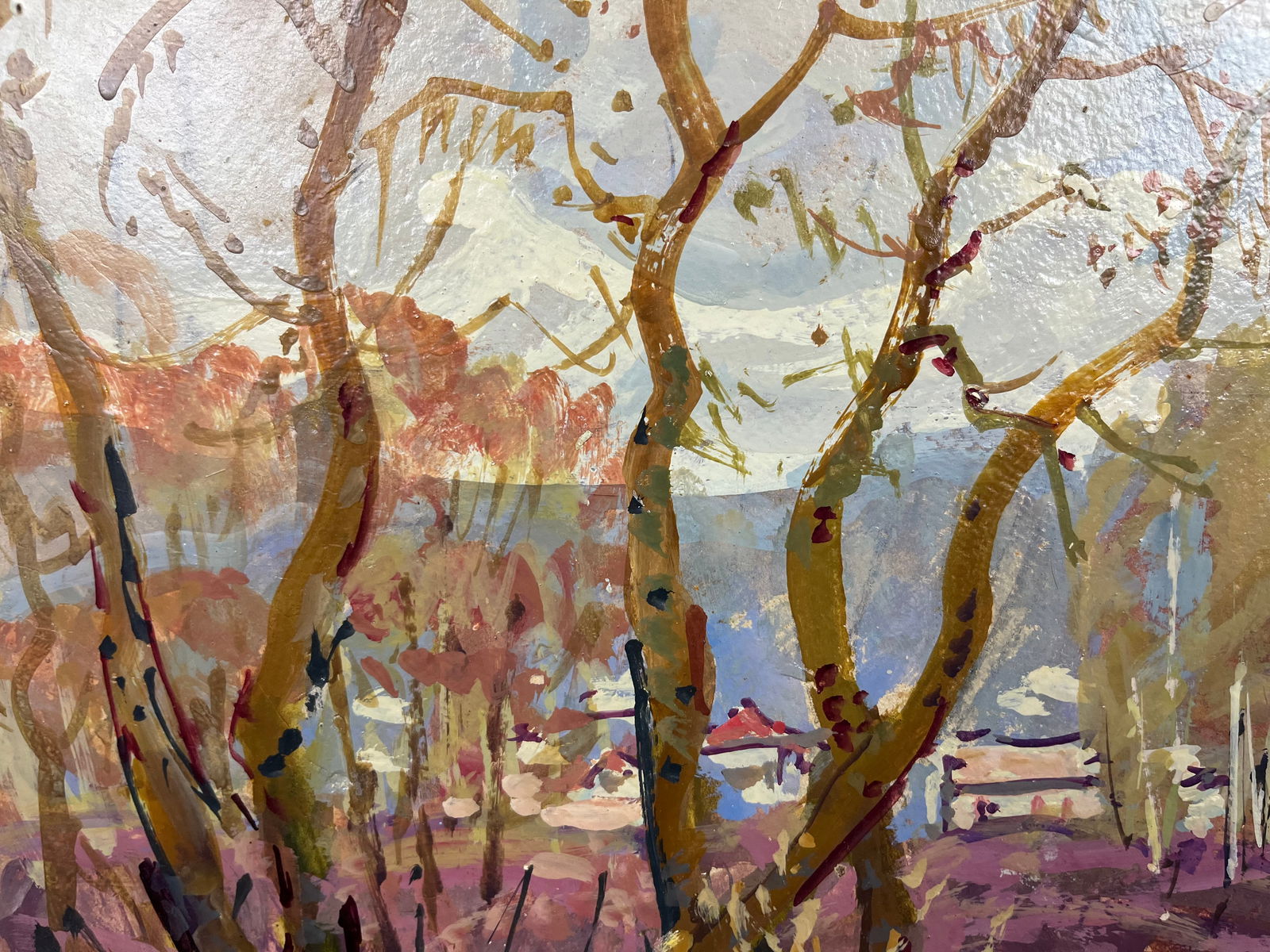 Oil painting Forest edge Kolosovsky G. - 2