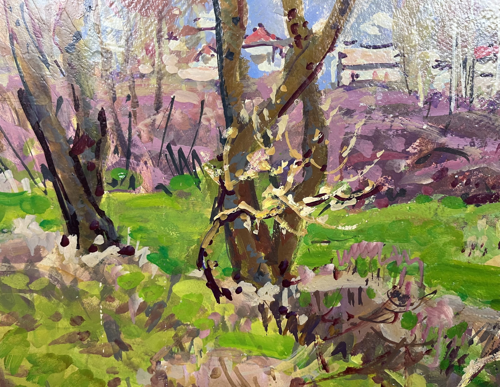 Oil painting Forest edge Kolosovsky G. - 6