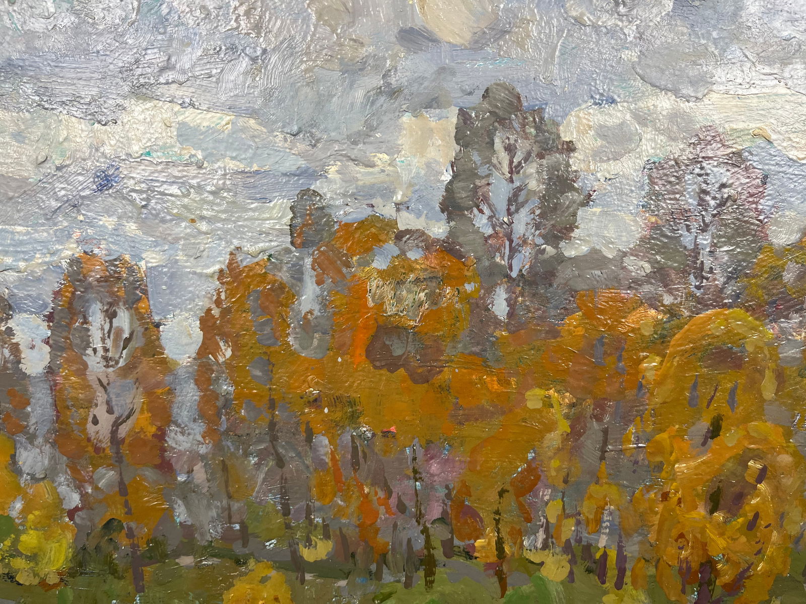 Oil painting Autumn forest Kolosovsky G. - 3