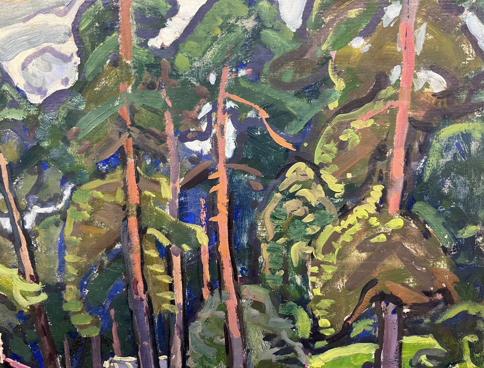 Oil painting House in the forest Kolosovsky G. - 4