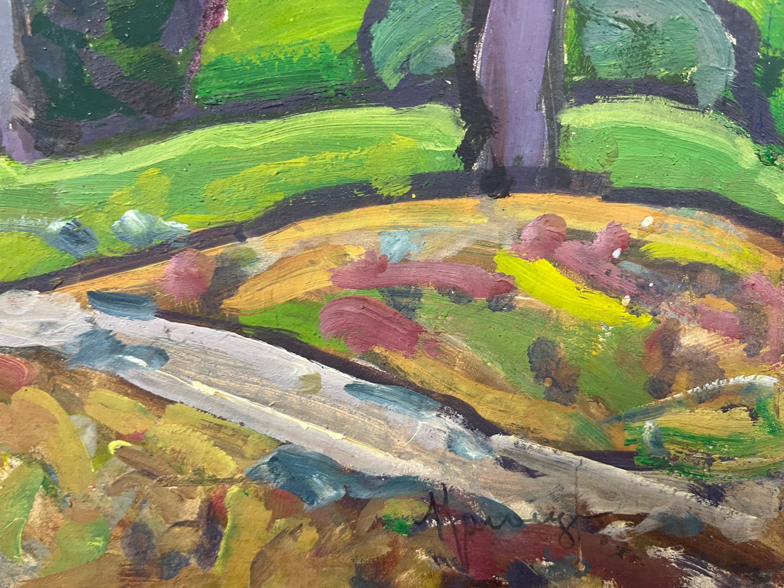 Oil painting House in the forest Kolosovsky G. - 8