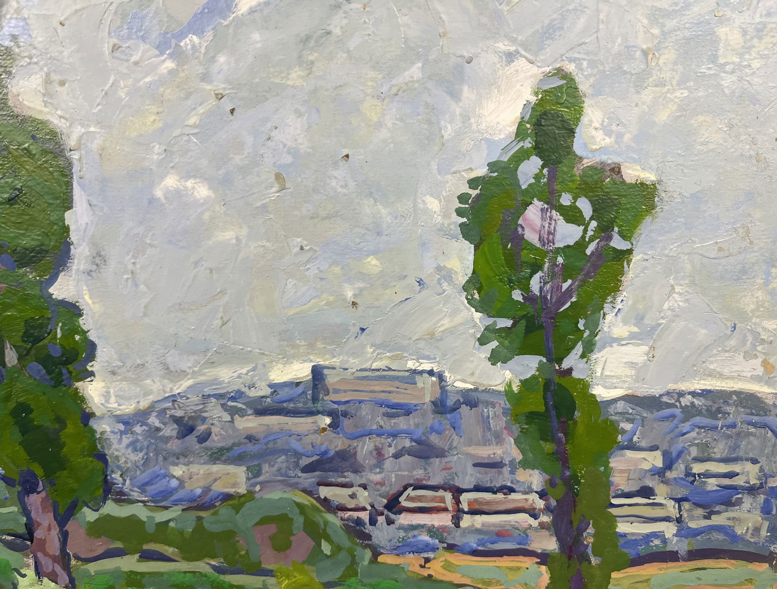 Oil painting Young poplars Kolosovsky G. - 4