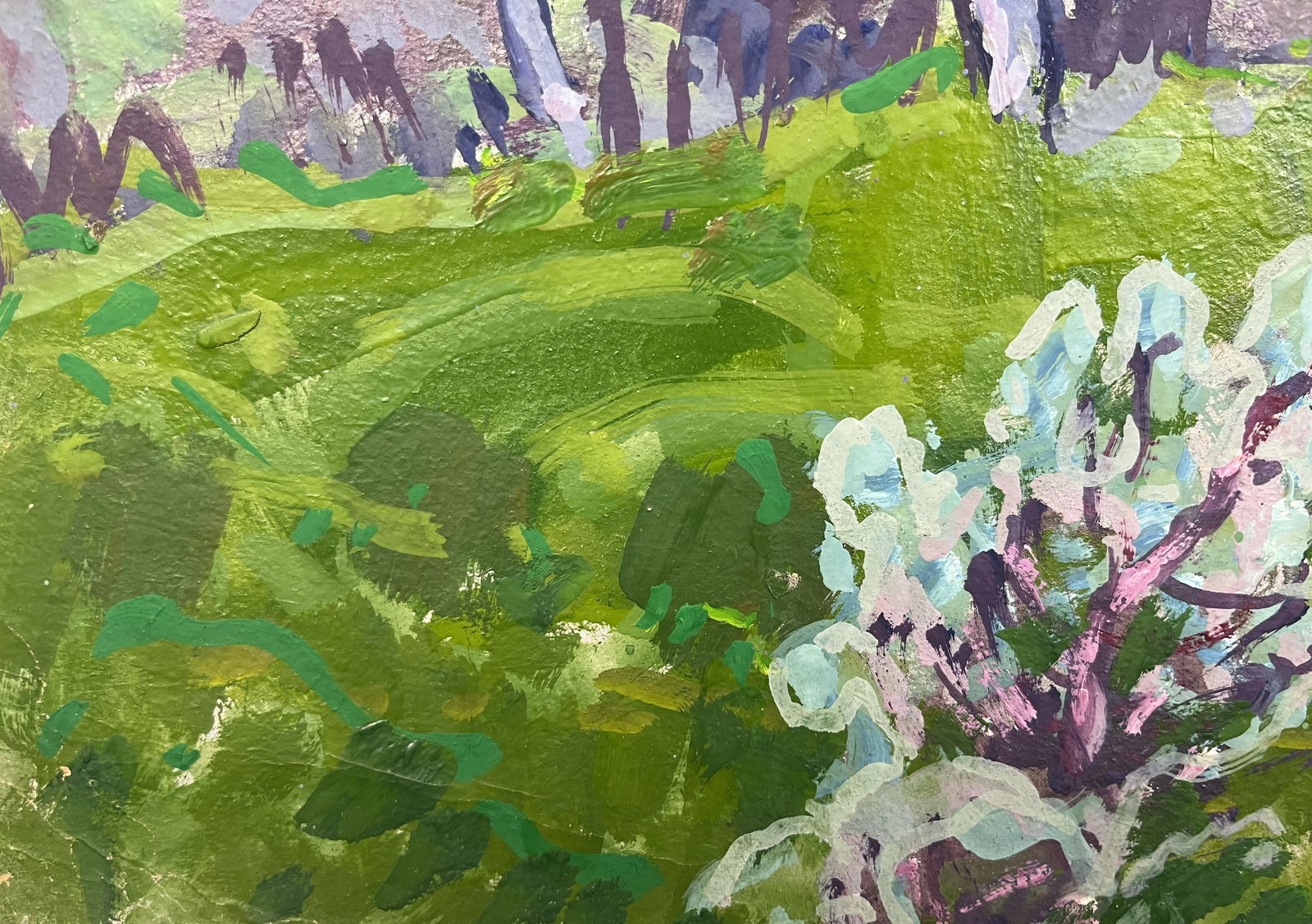 Oil painting Young poplars Kolosovsky G. - 6