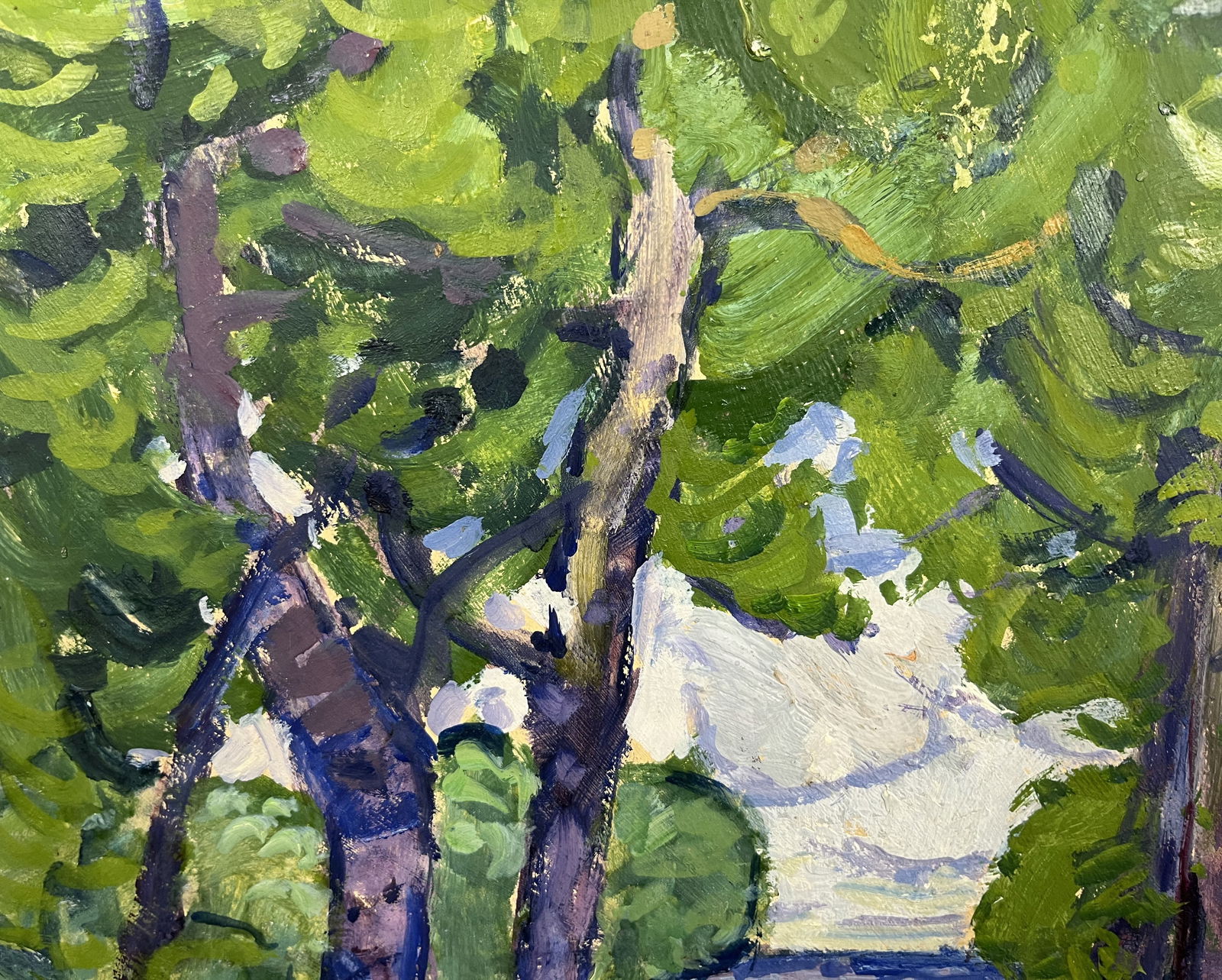 Oil painting Before the rain Kolosovsky G. - 2