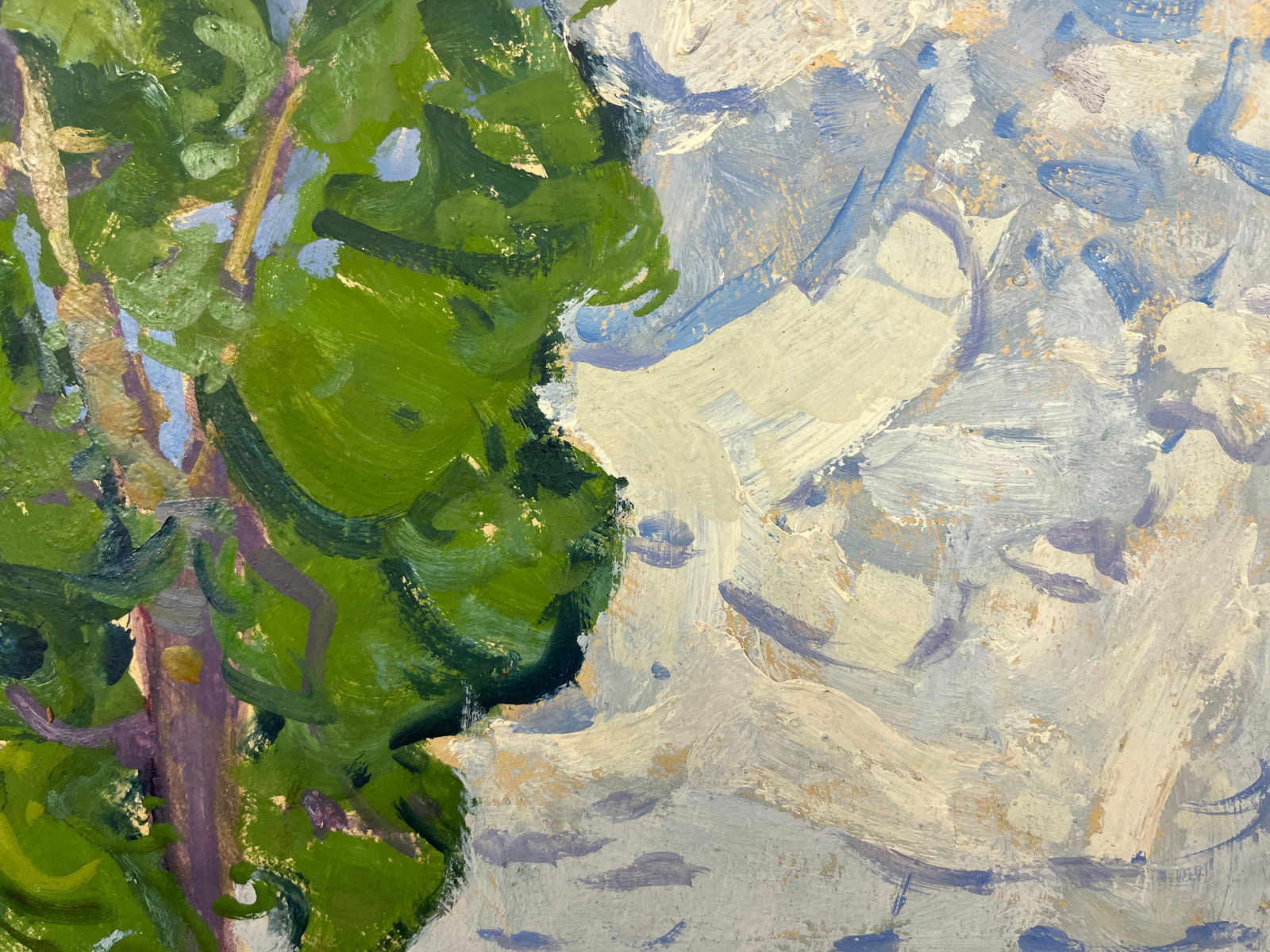 Oil painting Before the rain Kolosovsky G. - 4