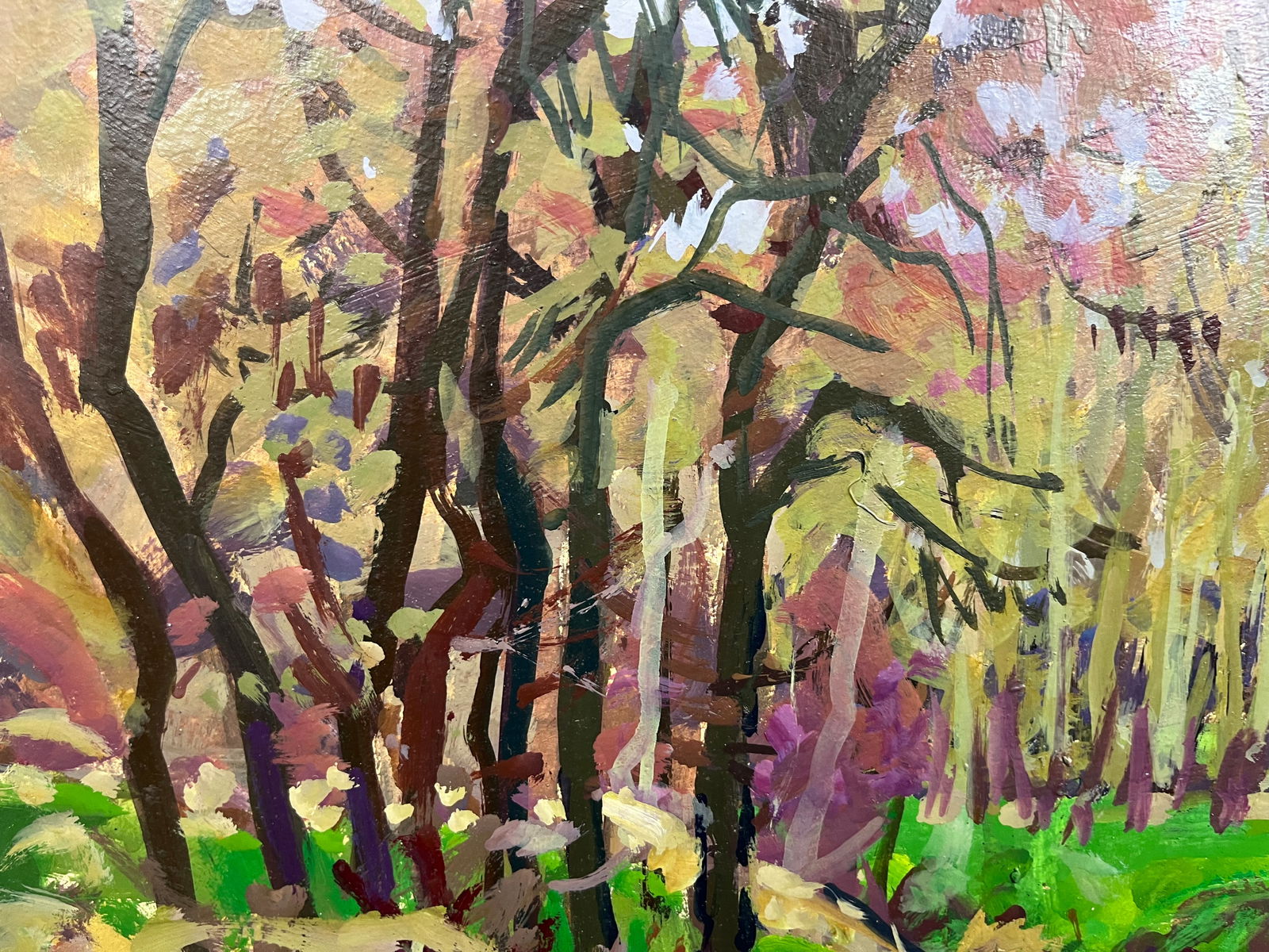 Oil painting Forest stream Kolosovsky G. - 2