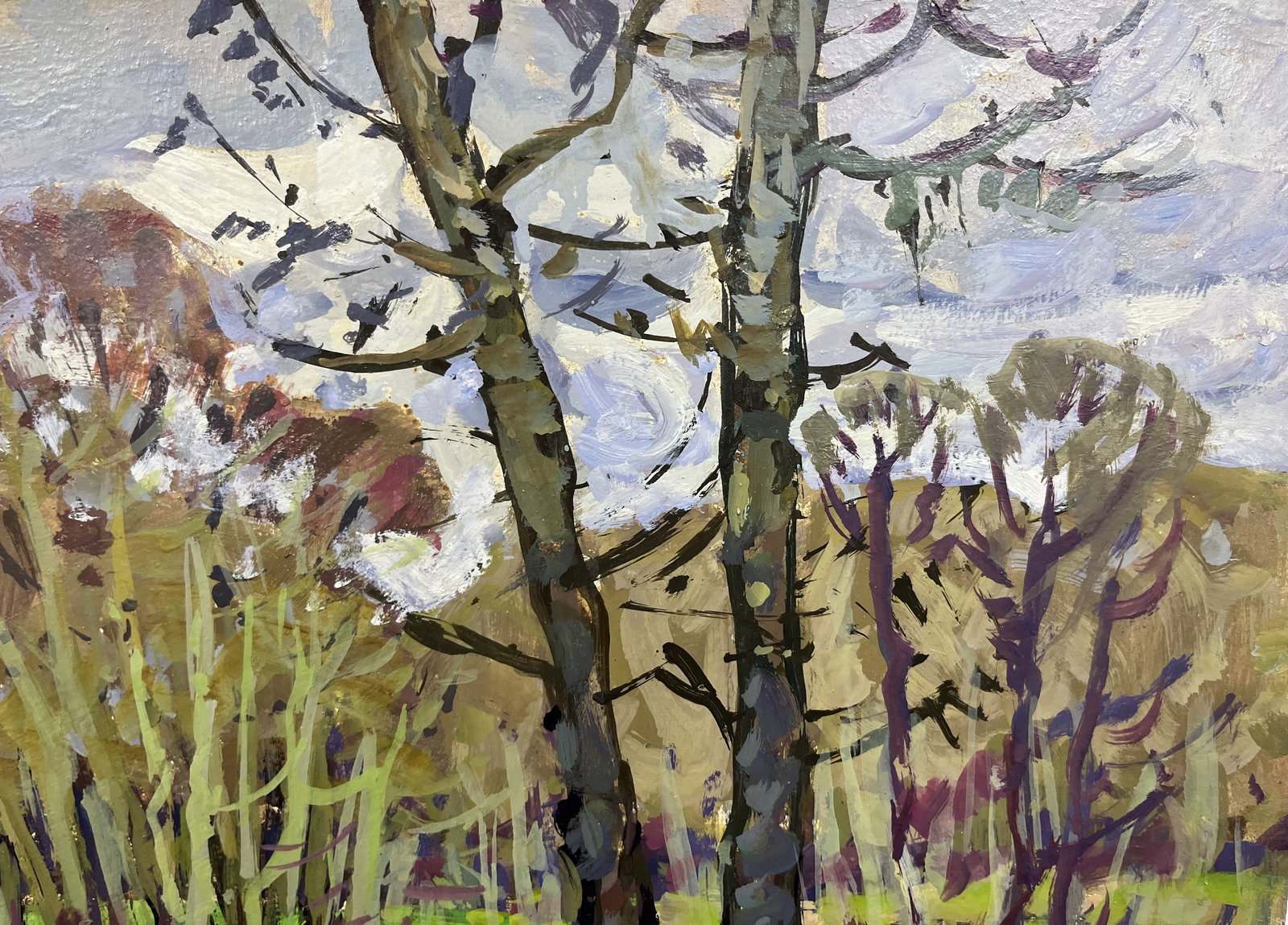 Oil painting Forest stream Kolosovsky G. - 4