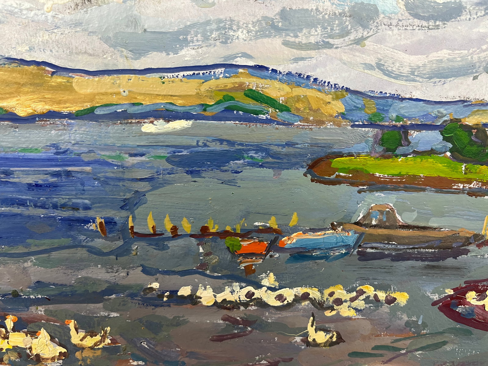 Oil painting Ducks Kolosovsky G. - 4